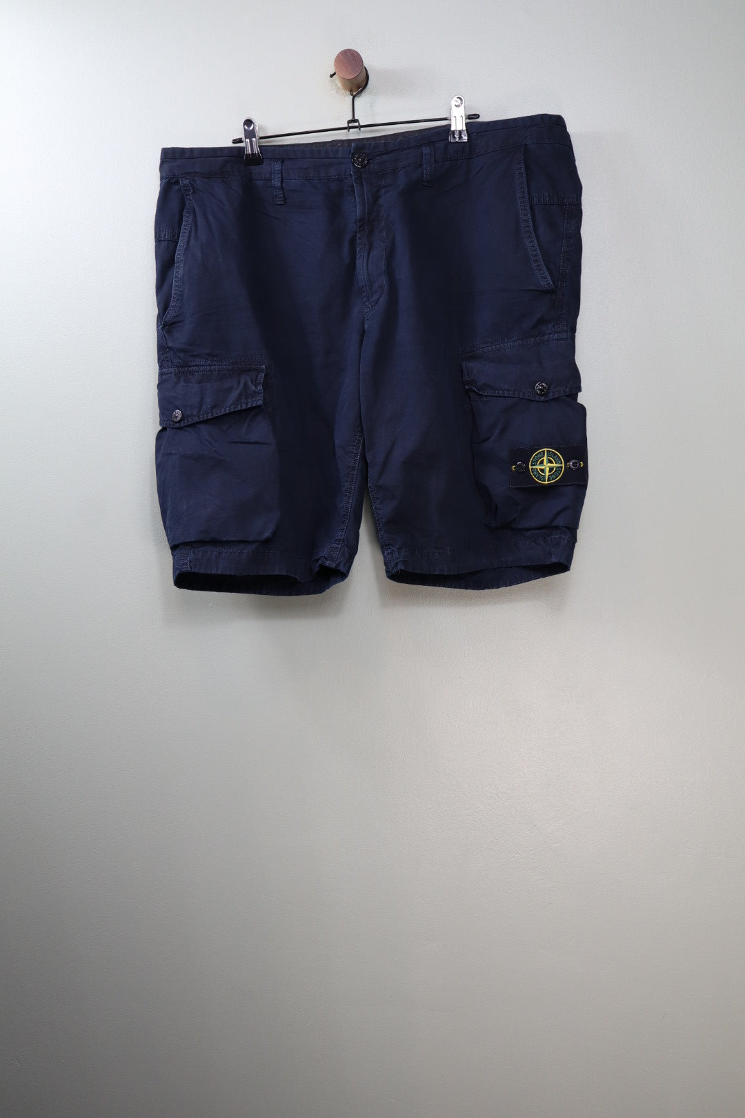 Stone Island Navy SL Cargo Shorts