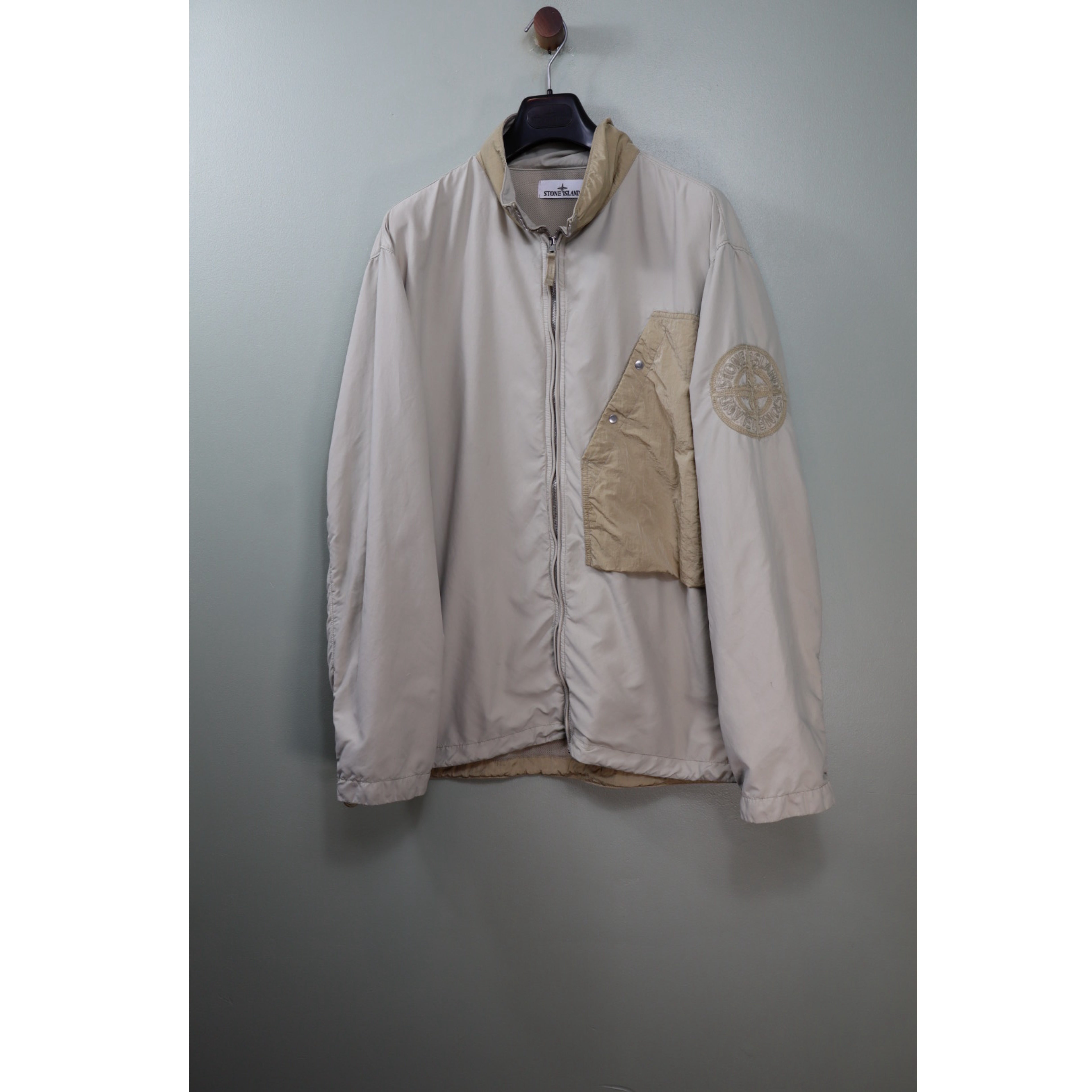 Stone Island Beige Embroidered Jacket