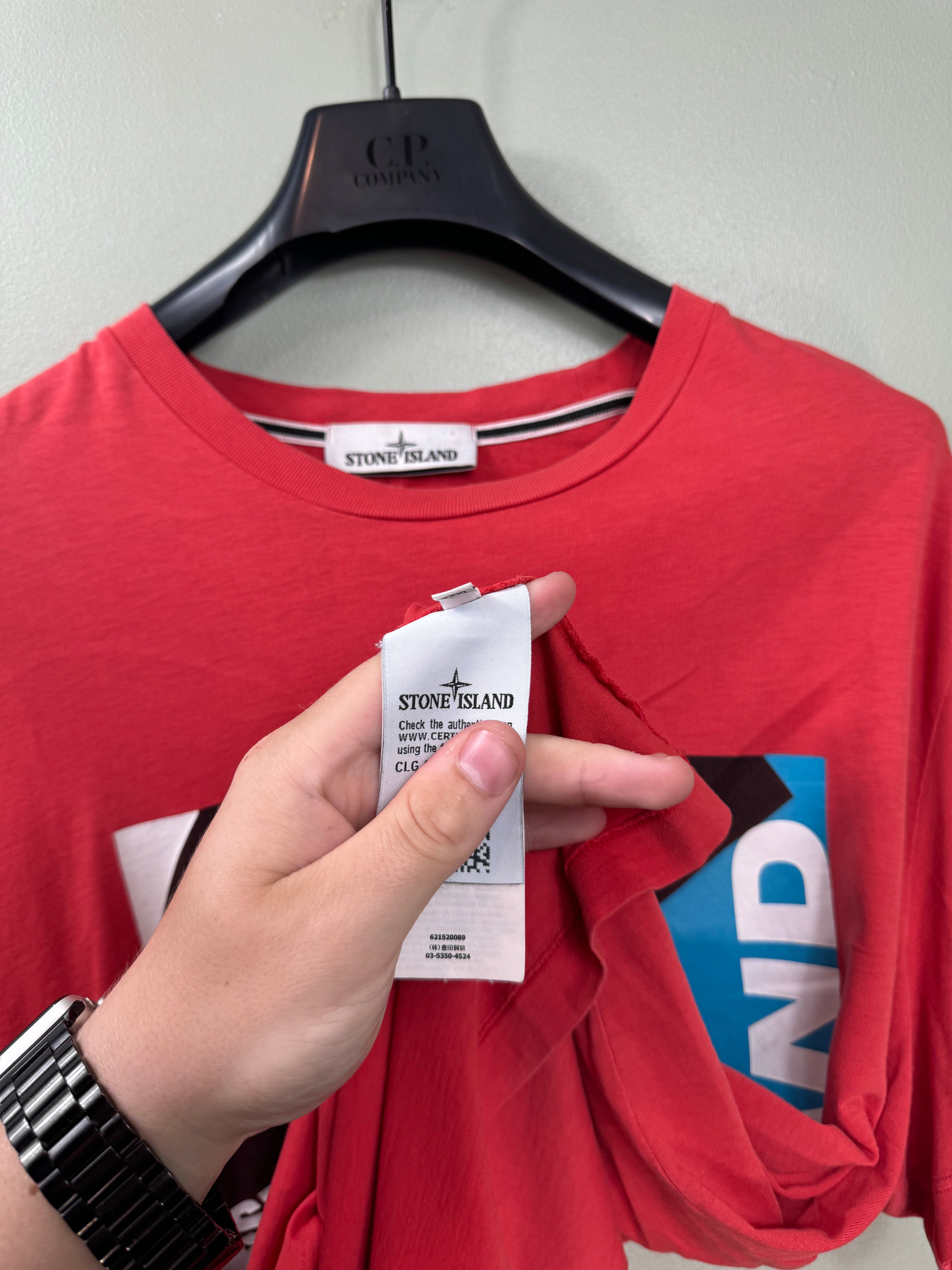 Stone Island Red Tee