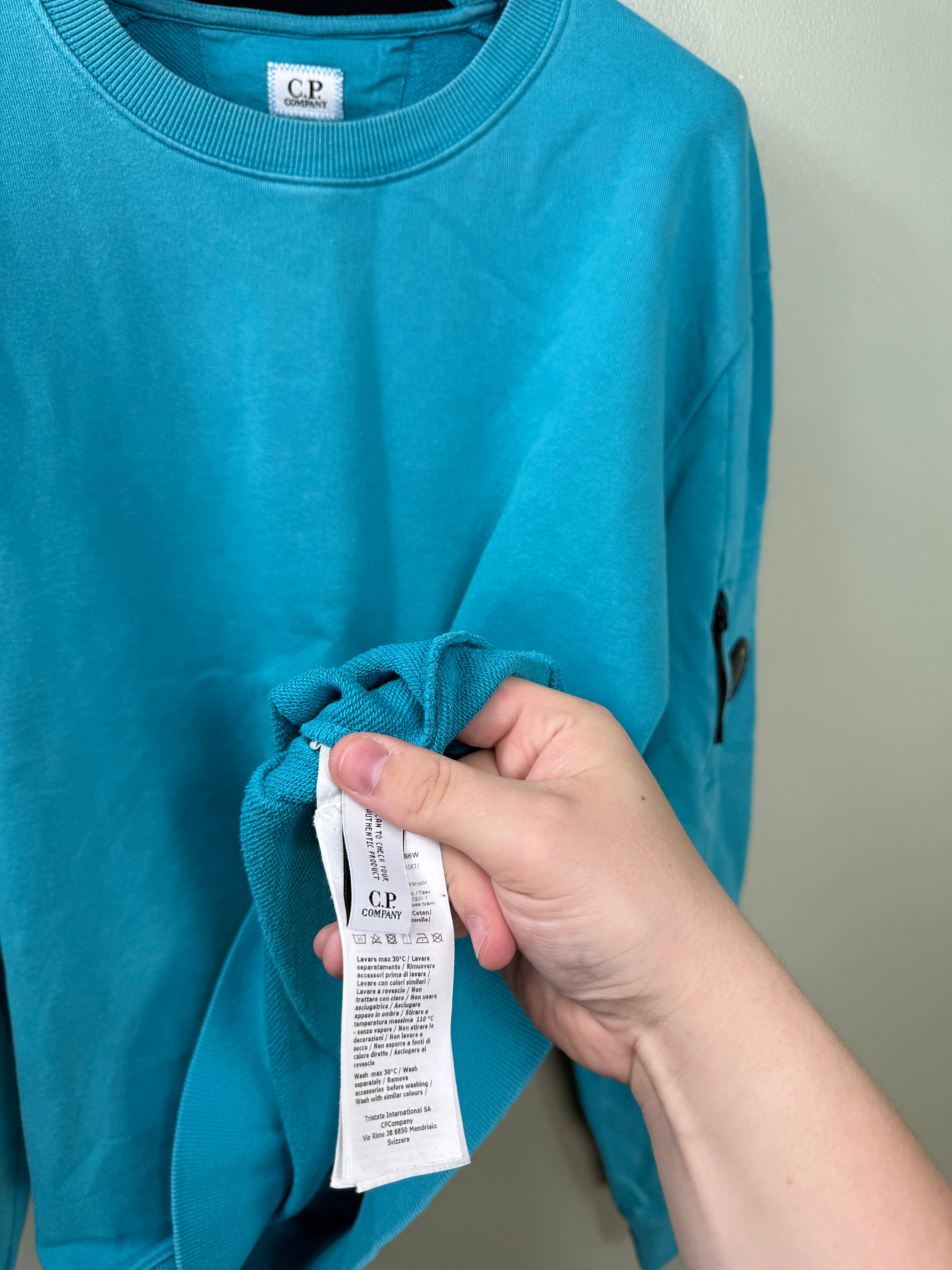 C.P. Company Aqua Blue Jumper