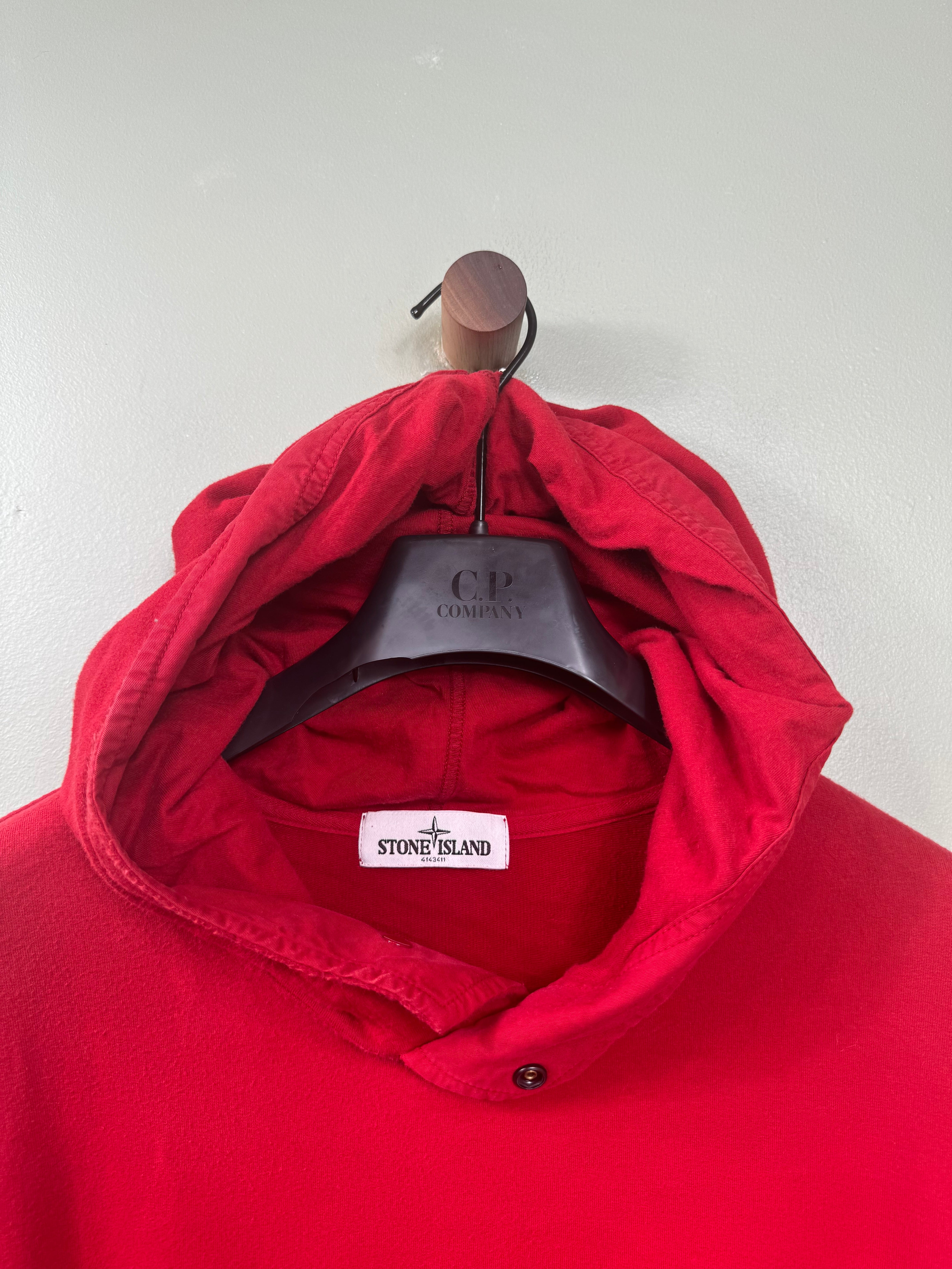 Stone Island Red Hoodie