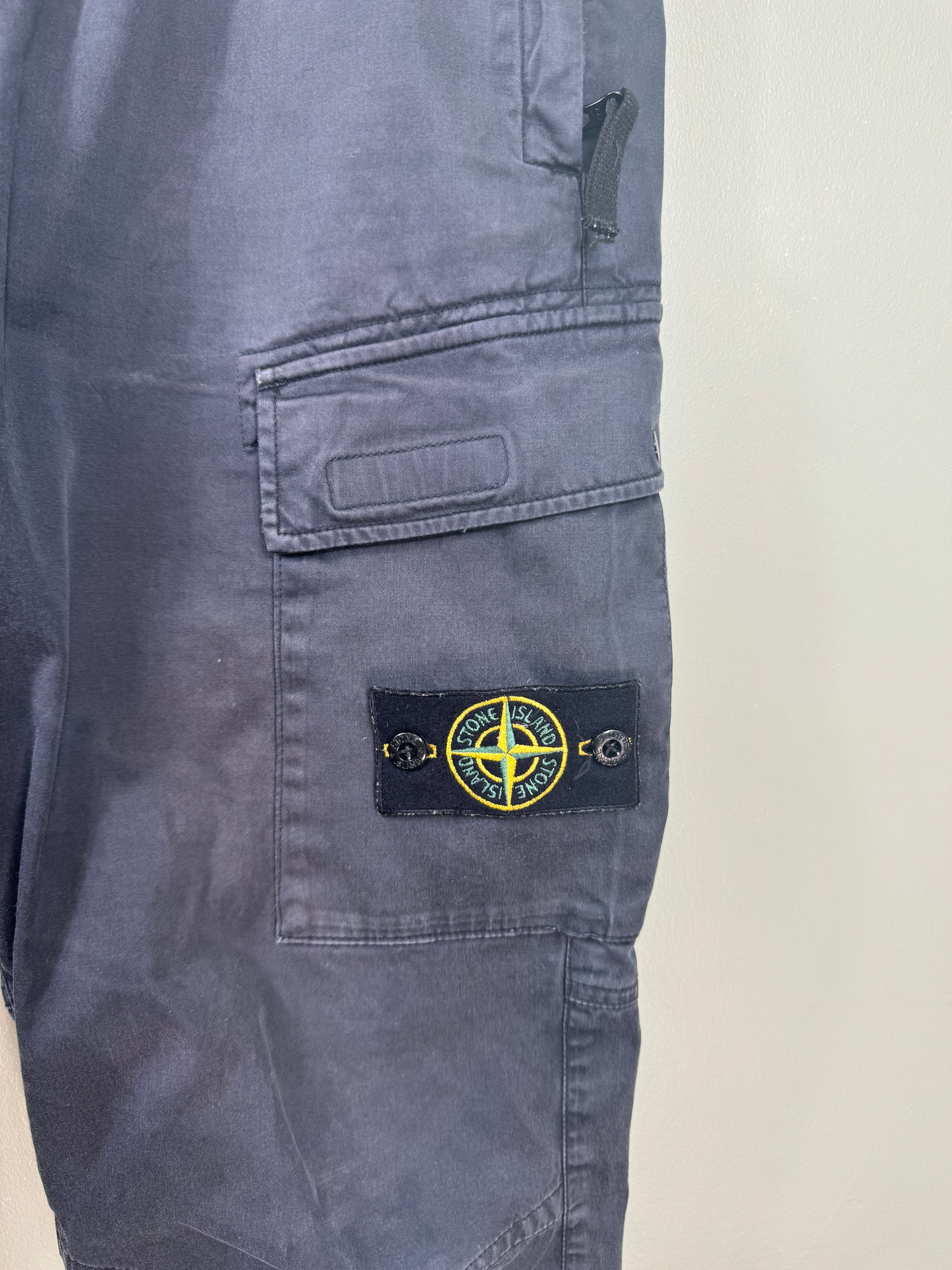 Stone Island Navy RE-T Cargo Bottoms