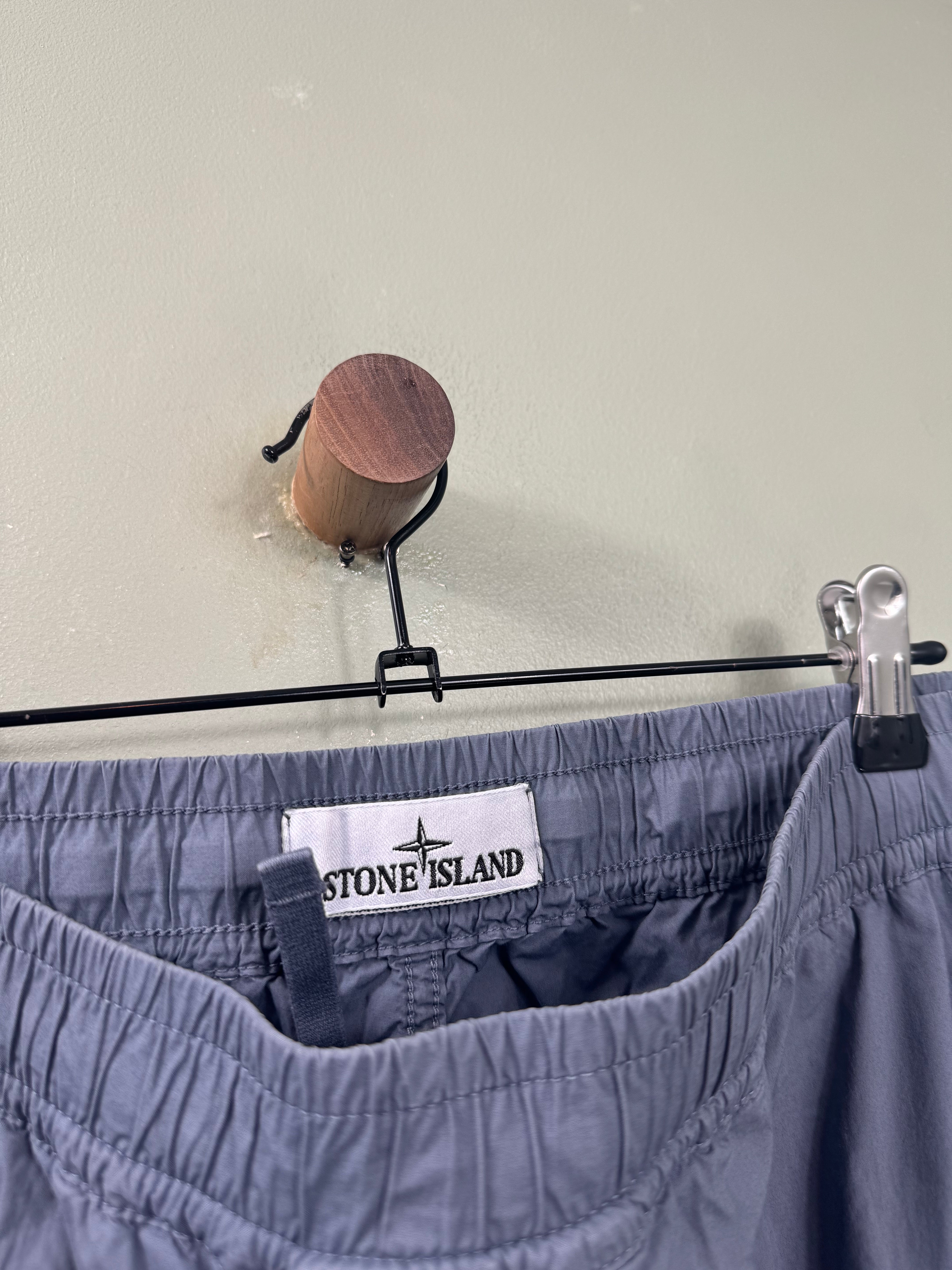 Stone Island Avio Blue Cargo Bottoms