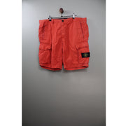 Stone Island Orange SL Cargo Shorts
