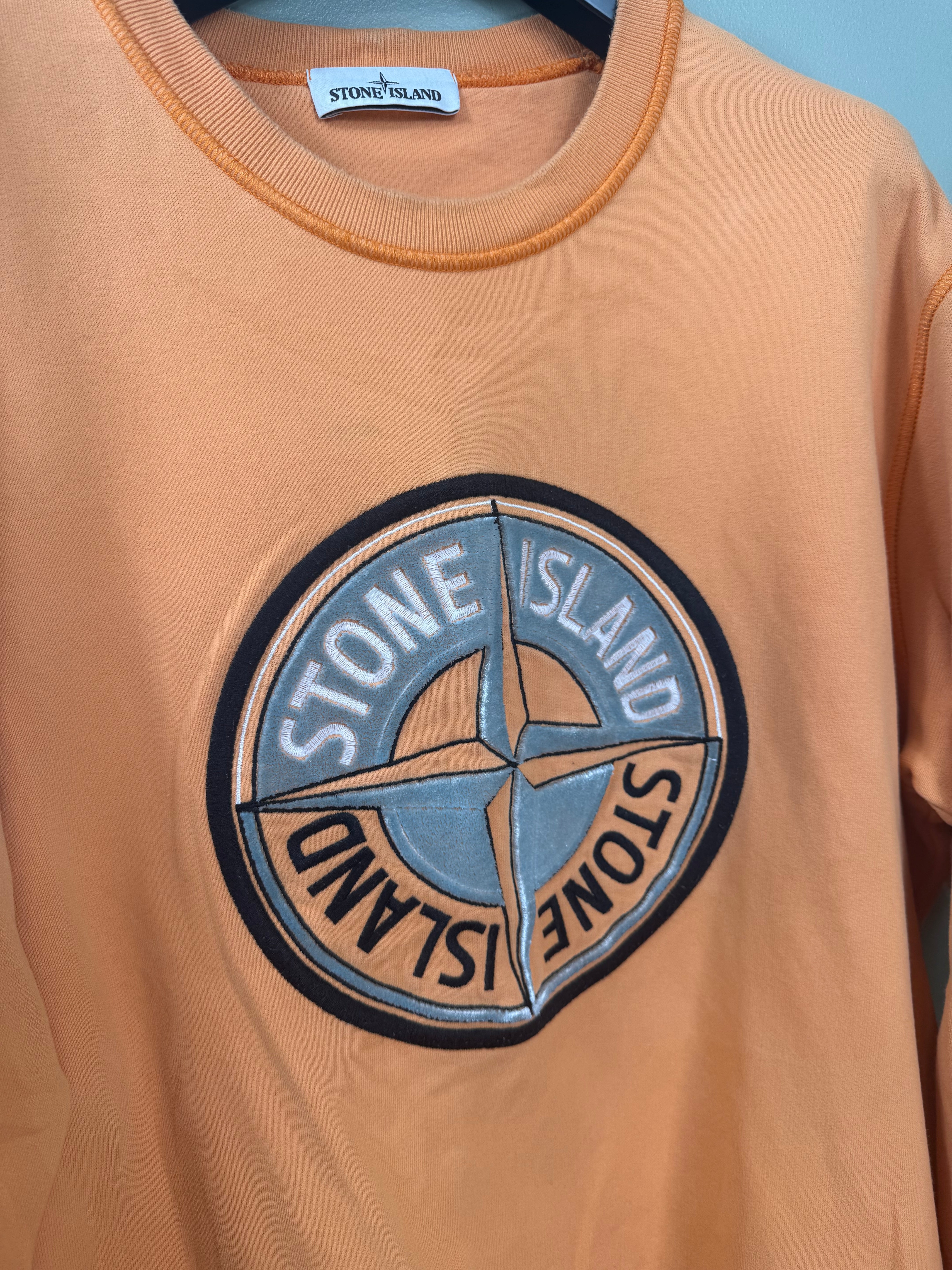 Stone Island Orange Jumper