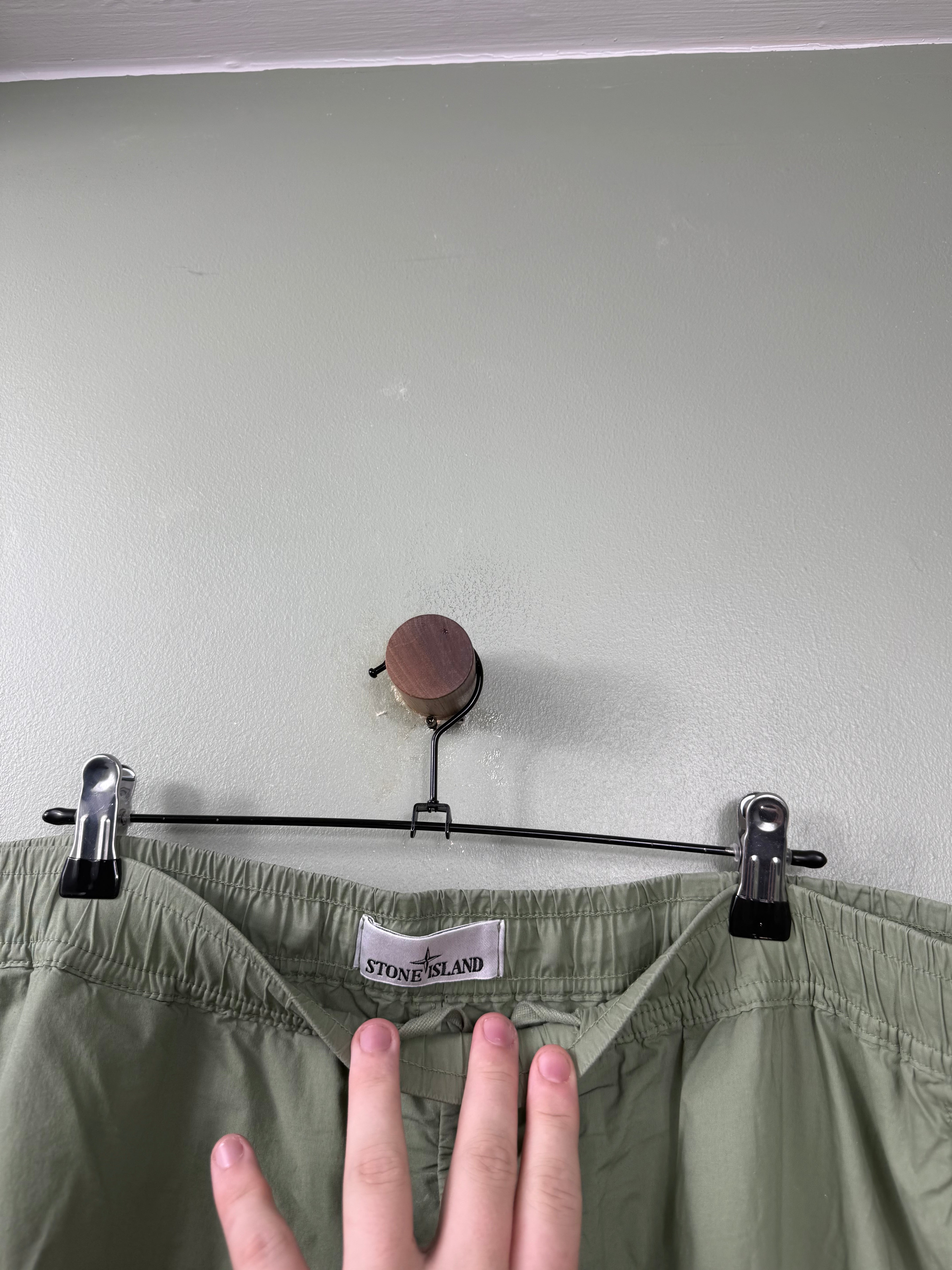 Stone Island Khaki RE-T Cargo Bottoms