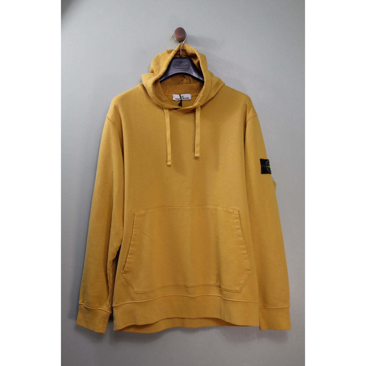 Stone Island Yellow Hoodie