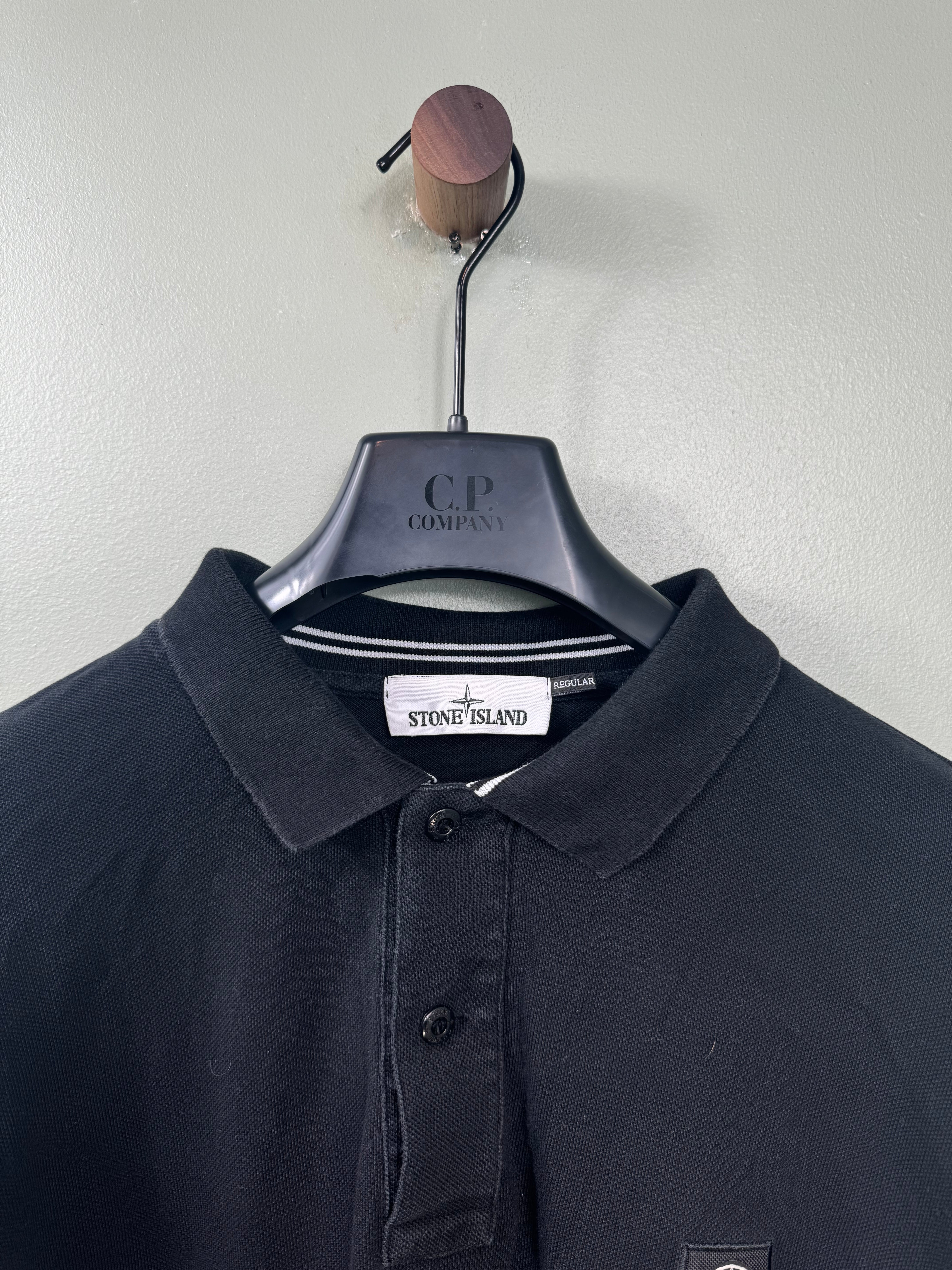 Stone Island Black Polo