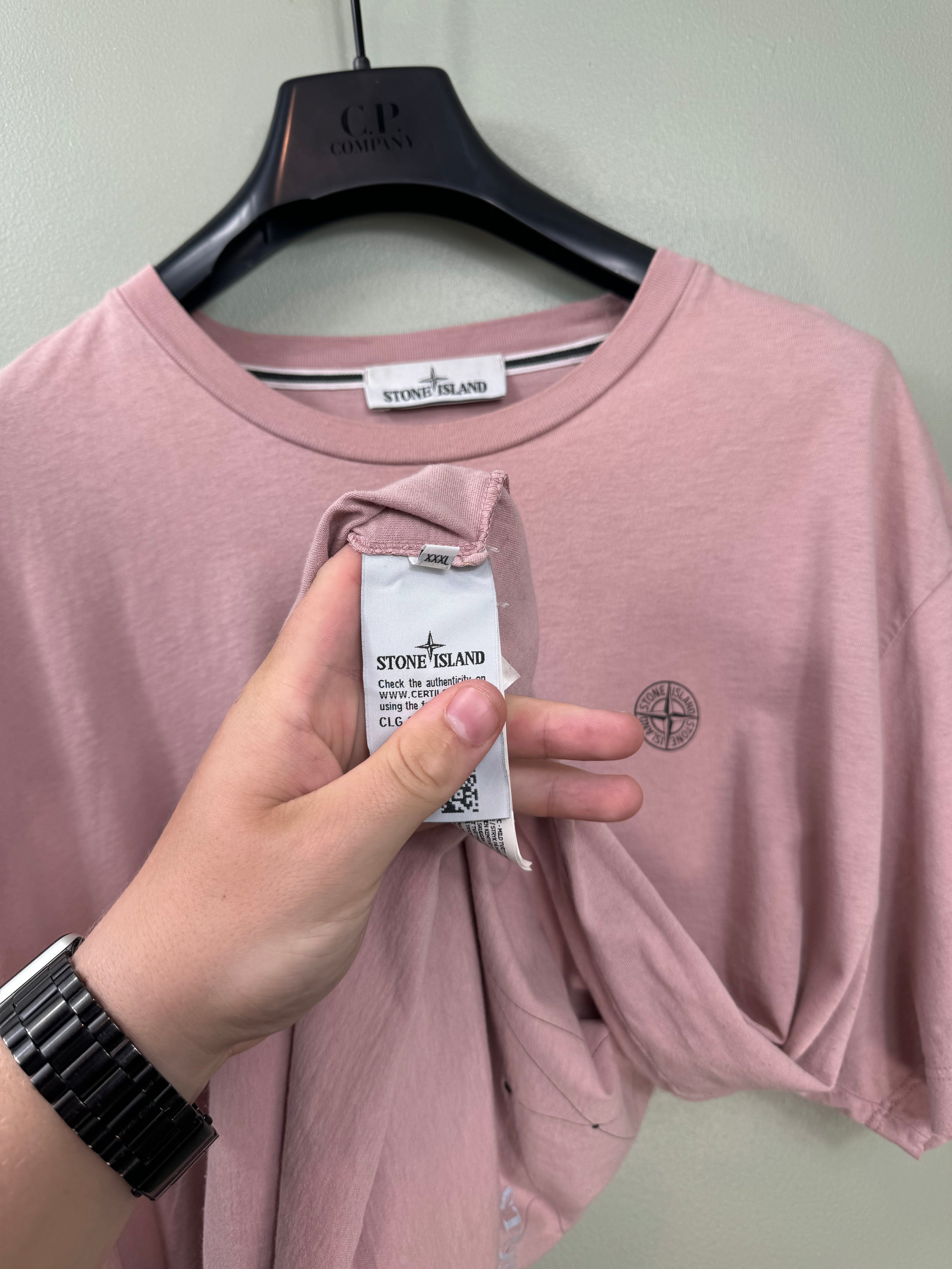 Stone Island Pink Tee