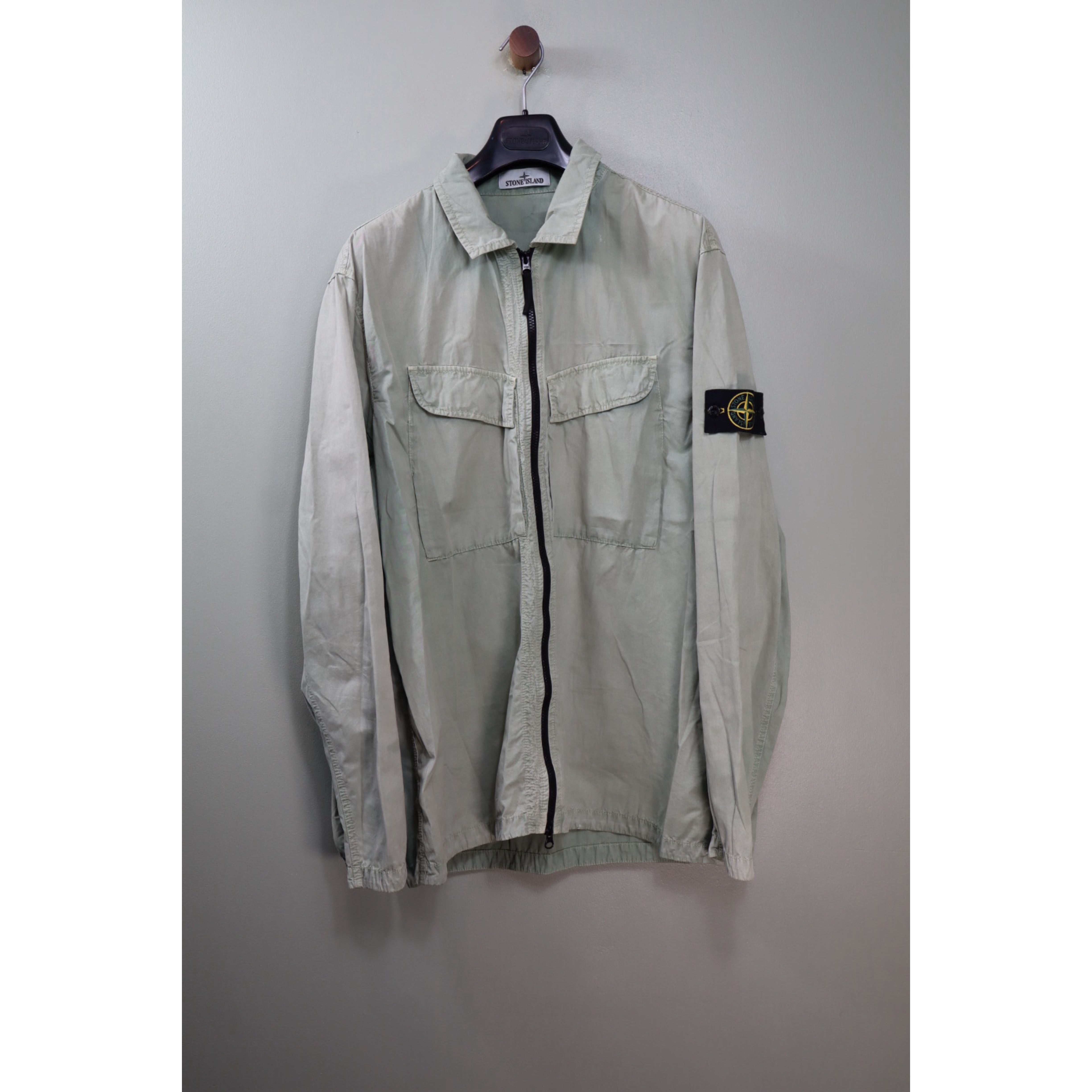 Stone Island Sage Green Overshirt
