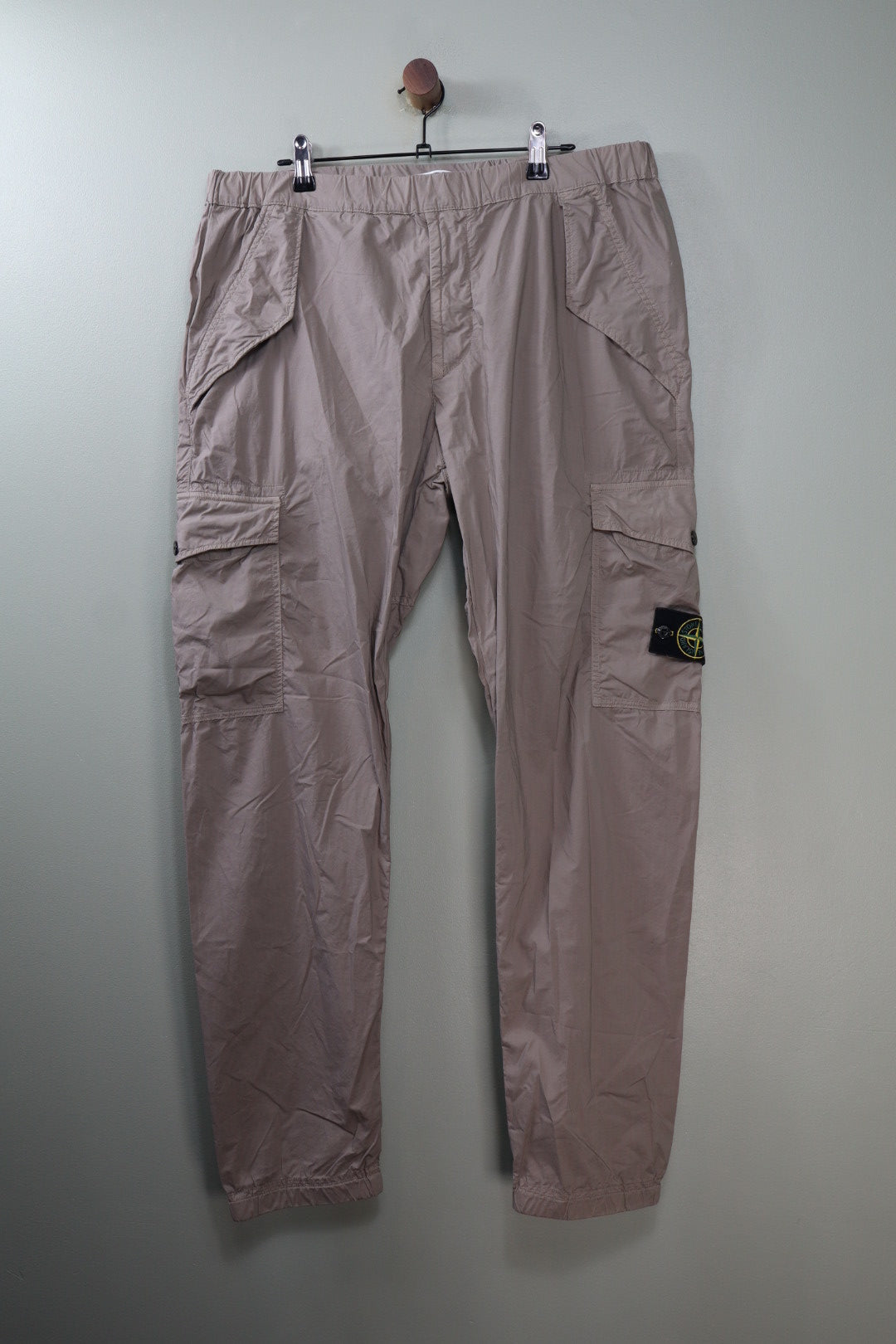 Stone Island Beige RE-T Cargo Bottoms