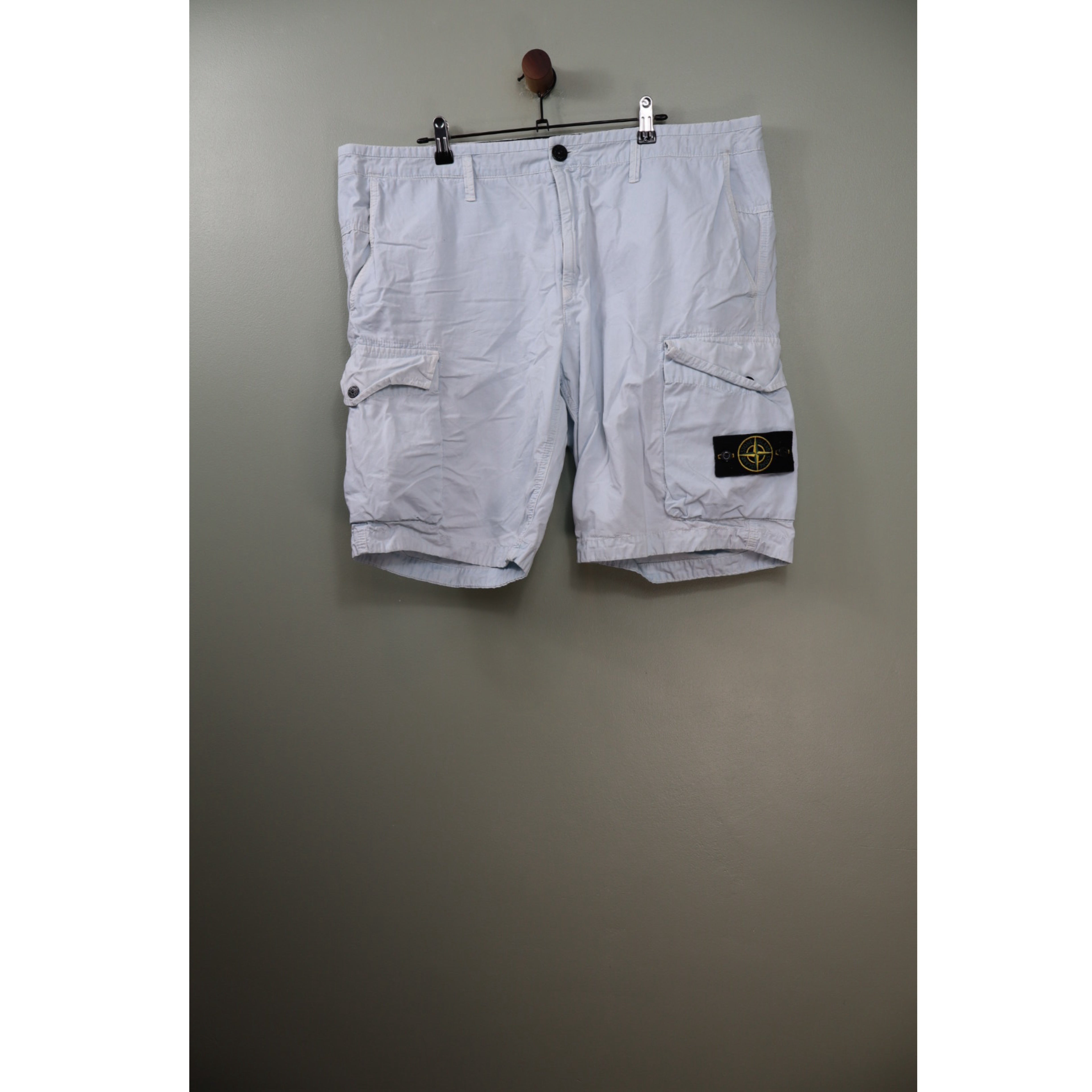 Stone Island Baby Blue SL Cargo Shorts