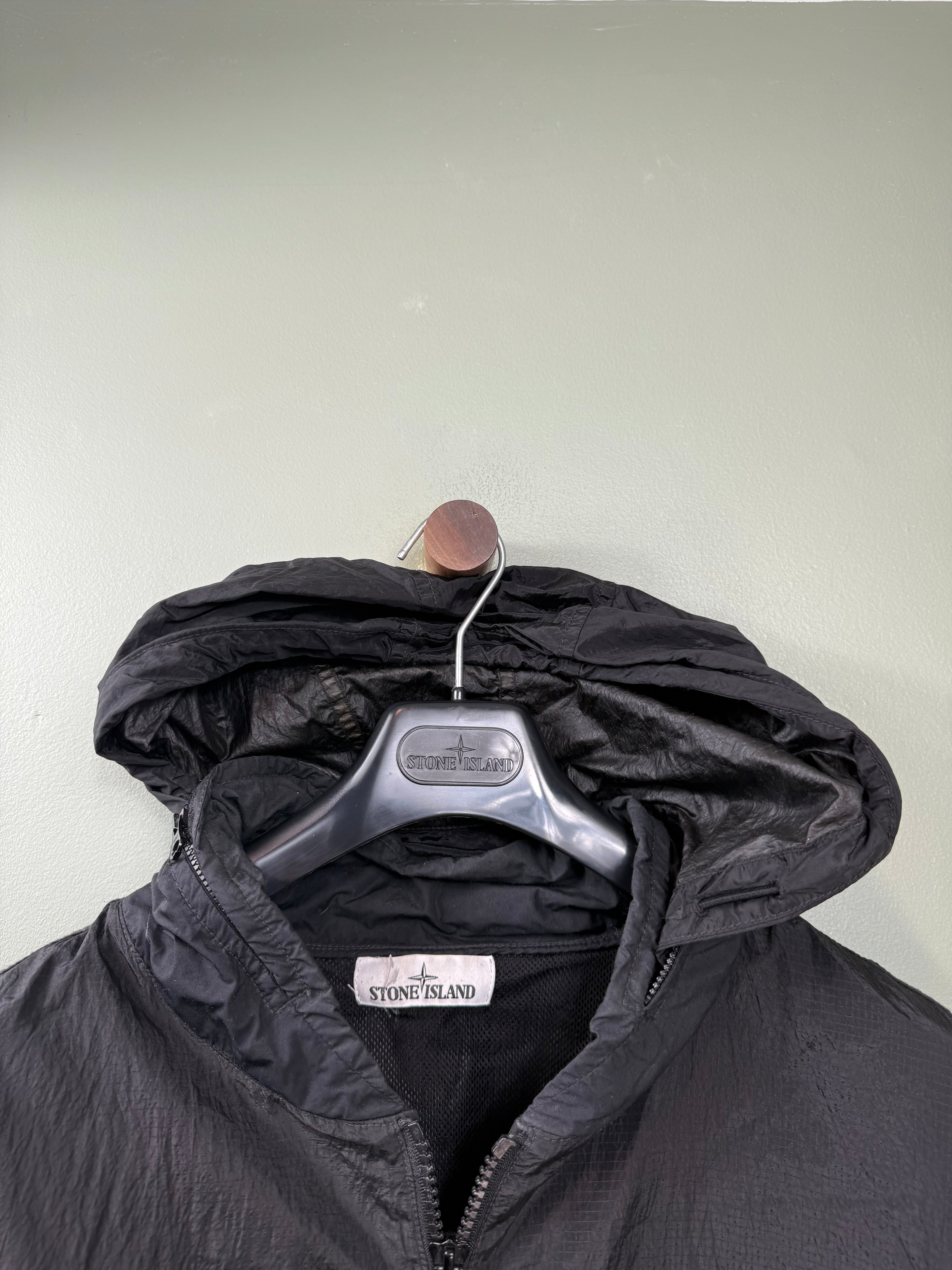 Stone Island Black Nylon Metal Watro Ripstop Jacket