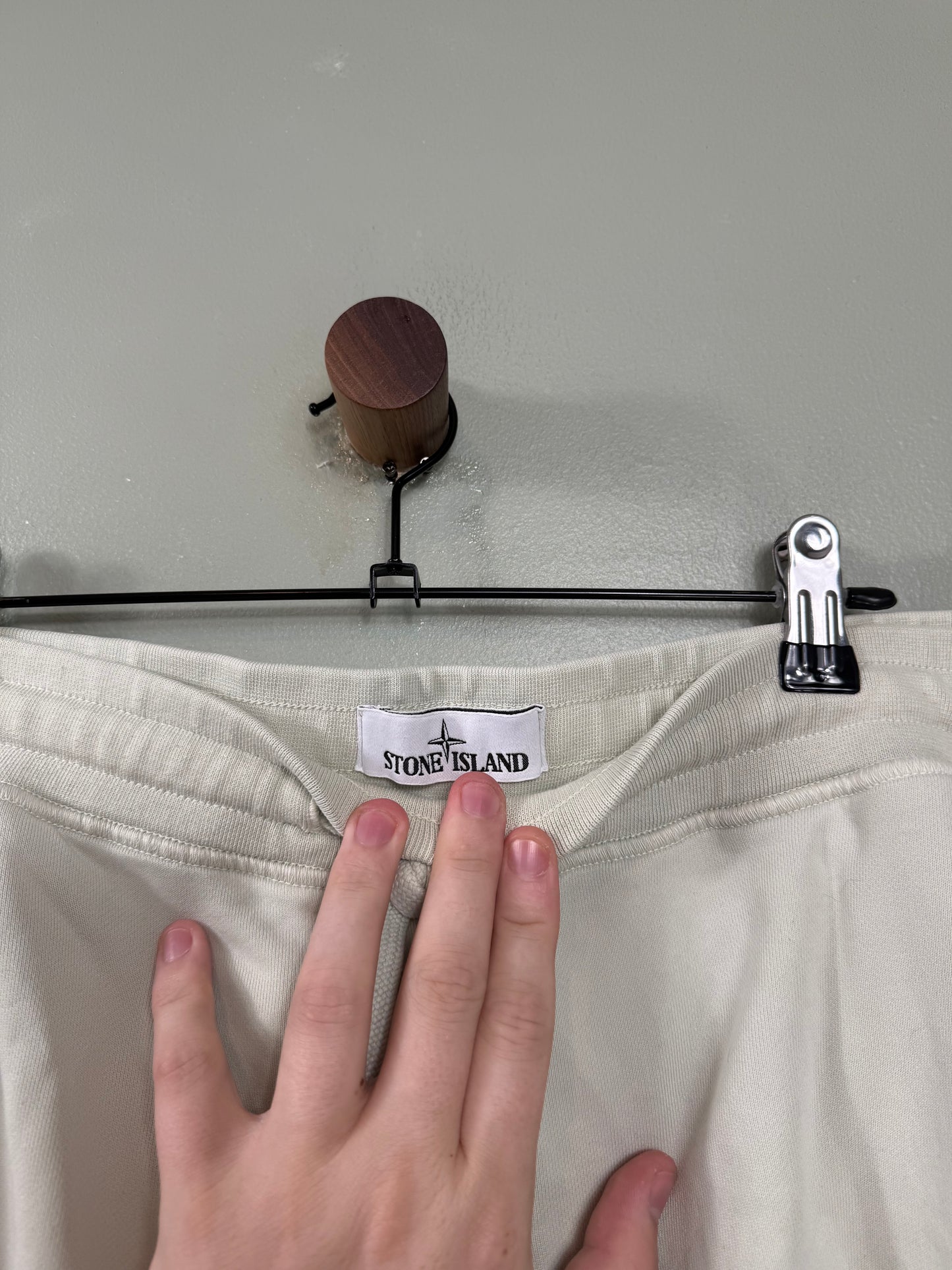 Stone Island Pastel Green Shorts