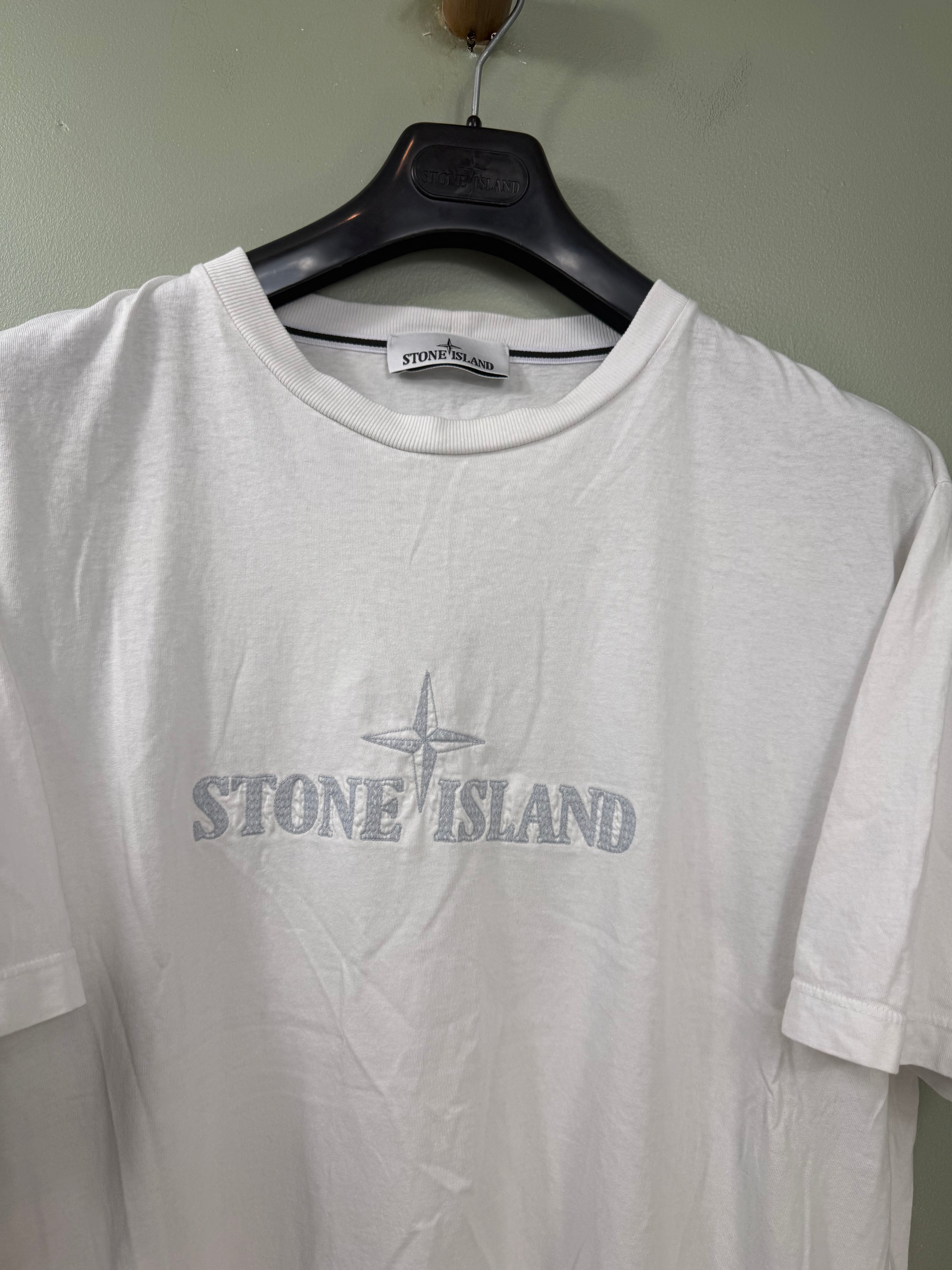 Stone Island White T-Shirt