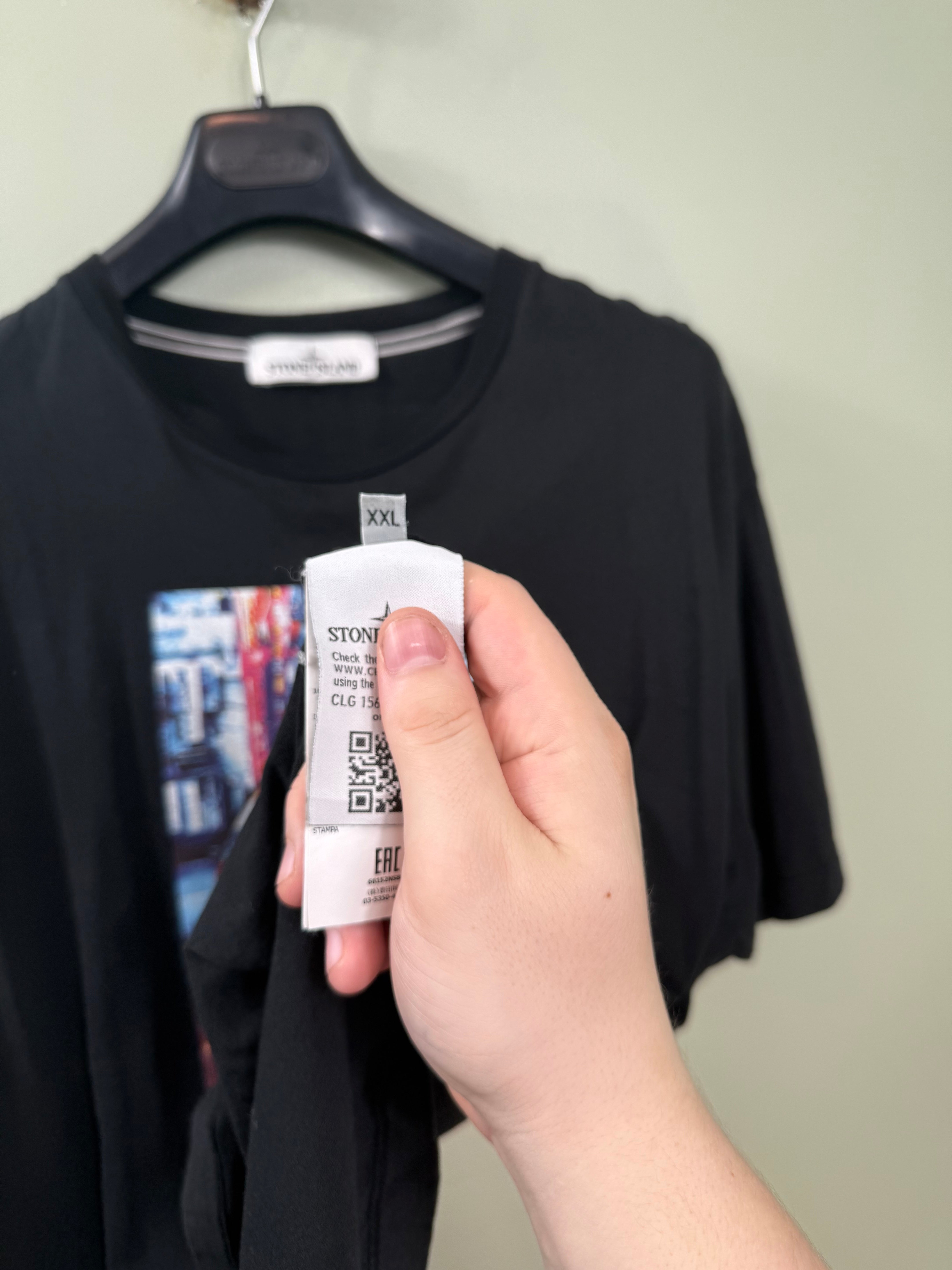 Stone Island Black T-Shirt