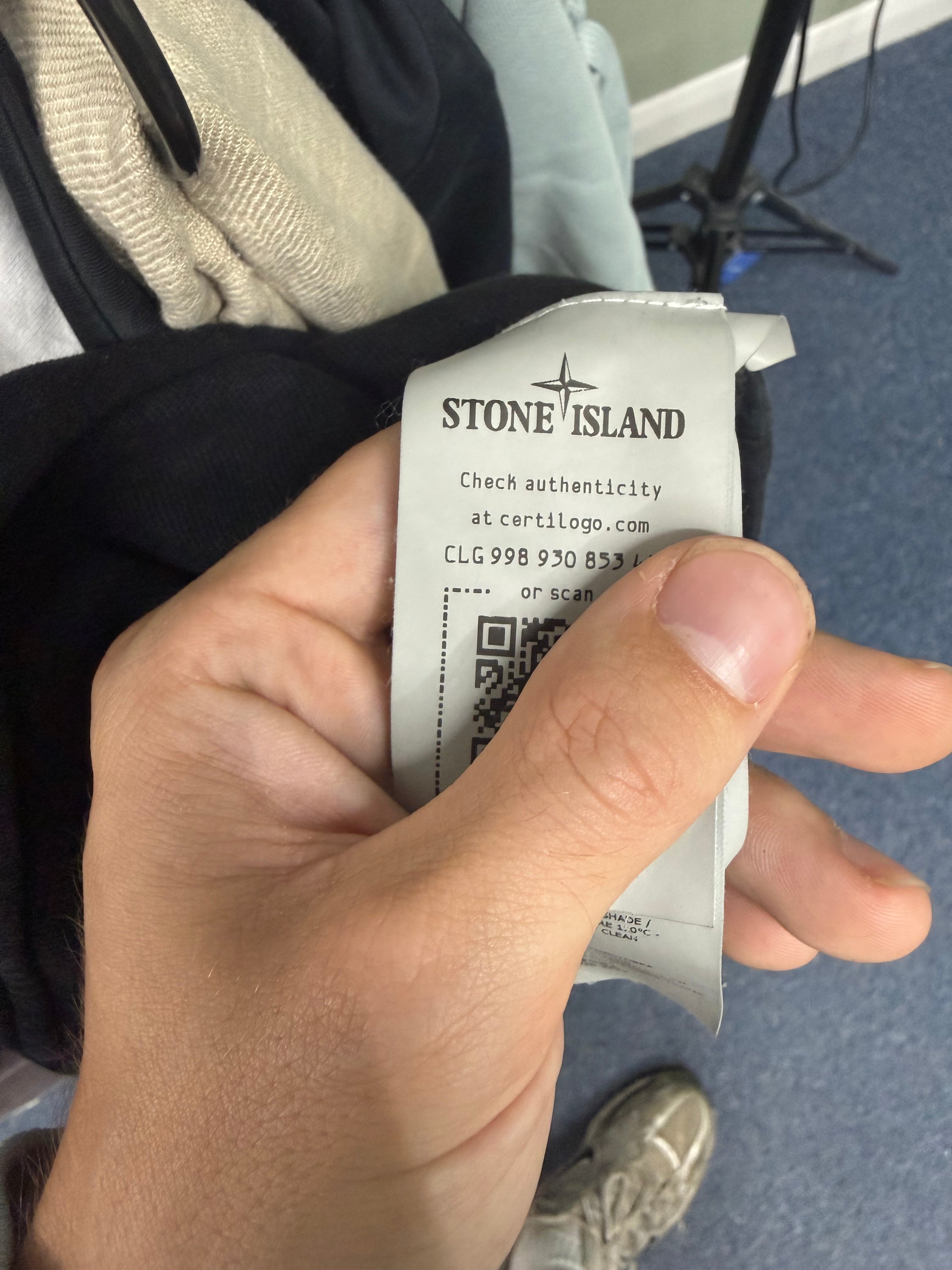 Stone Island Black Jumper