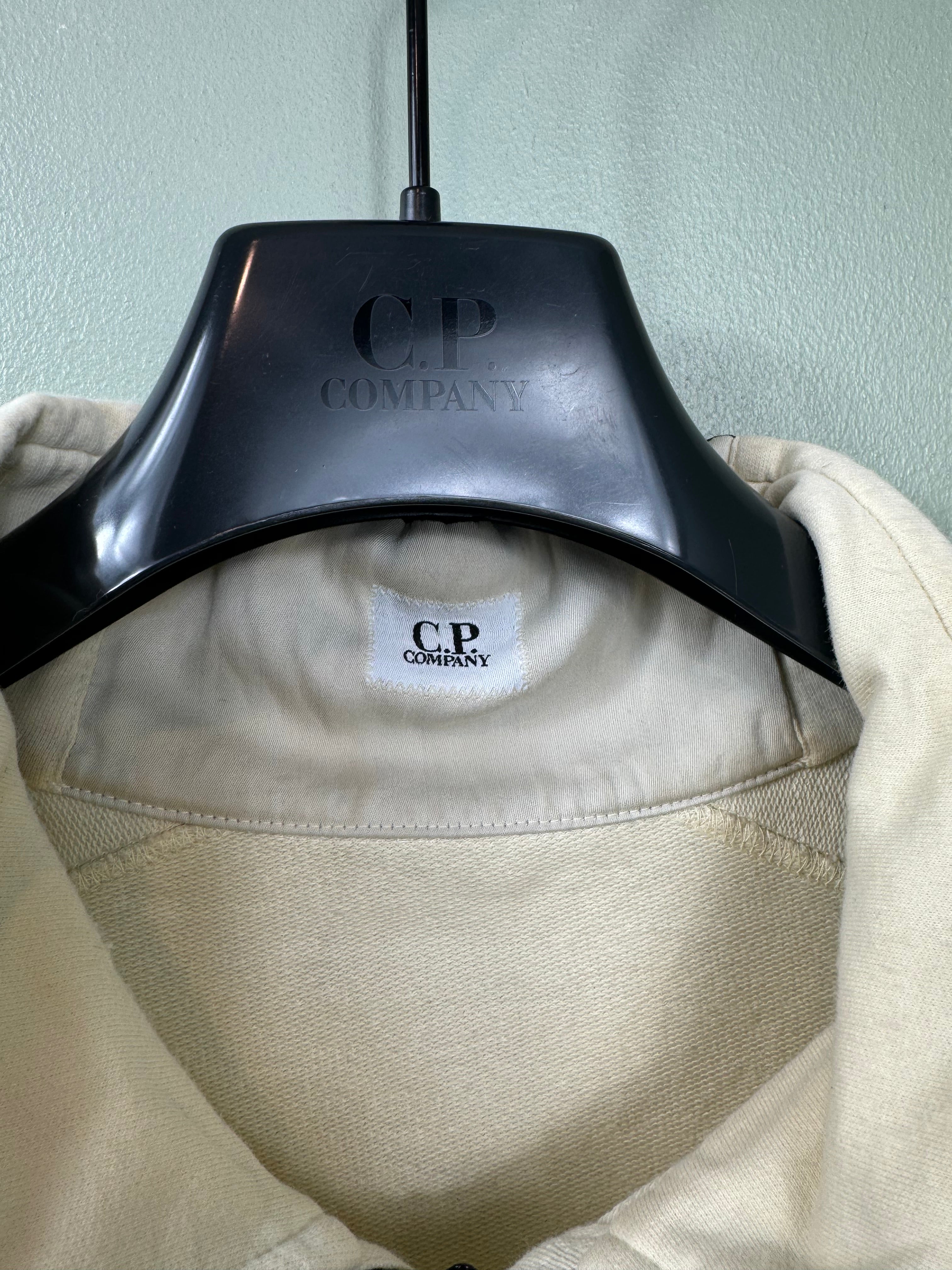 CP Company Pastel Yellow 1/4 Zip Jumper