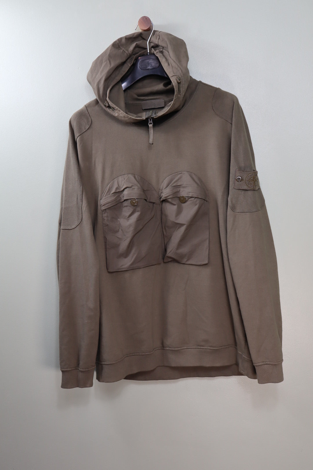 Stone Island Khaki Ghost Hoodie