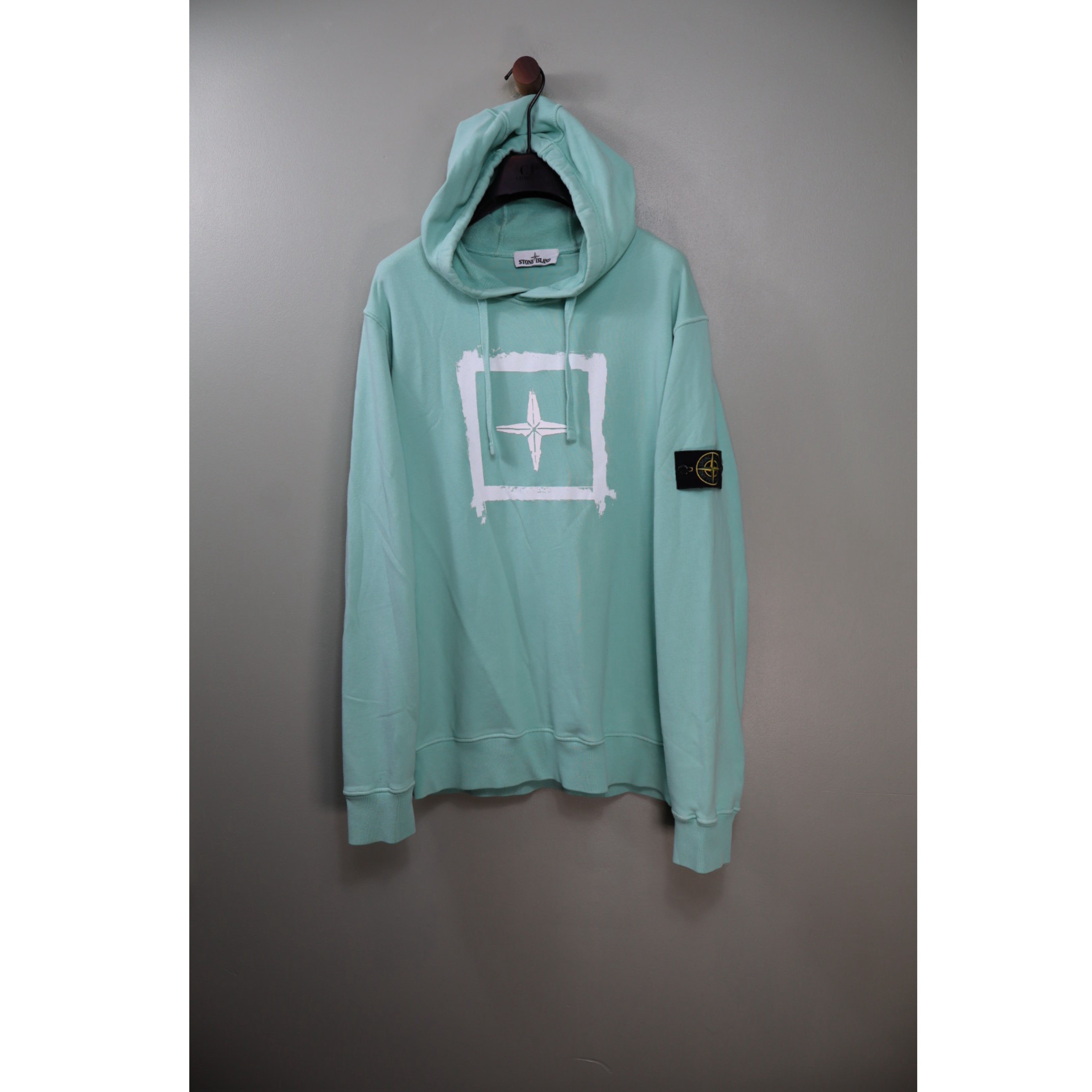 Stone Island Mint Green Hoodie