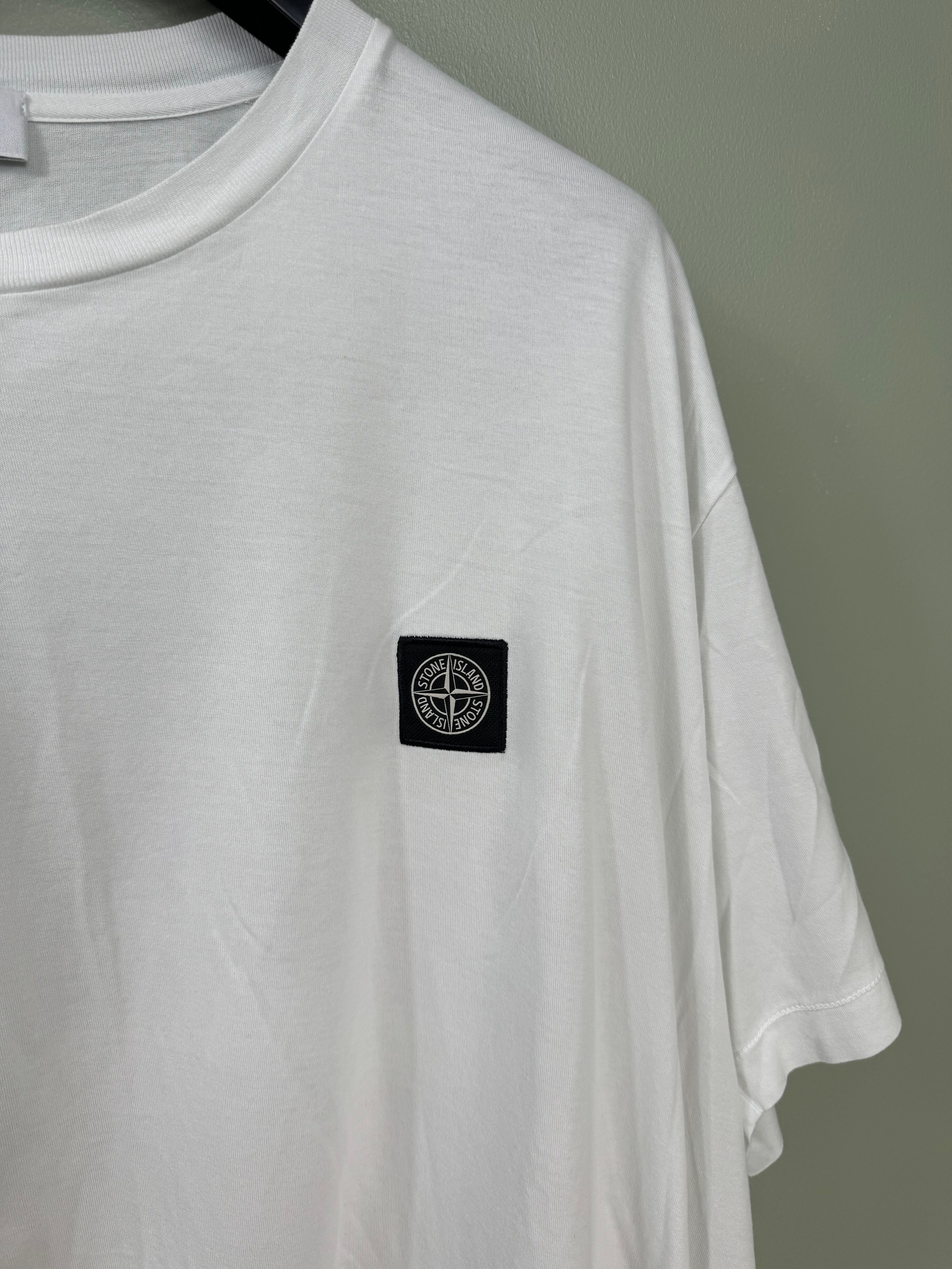 Stone Island White Tee