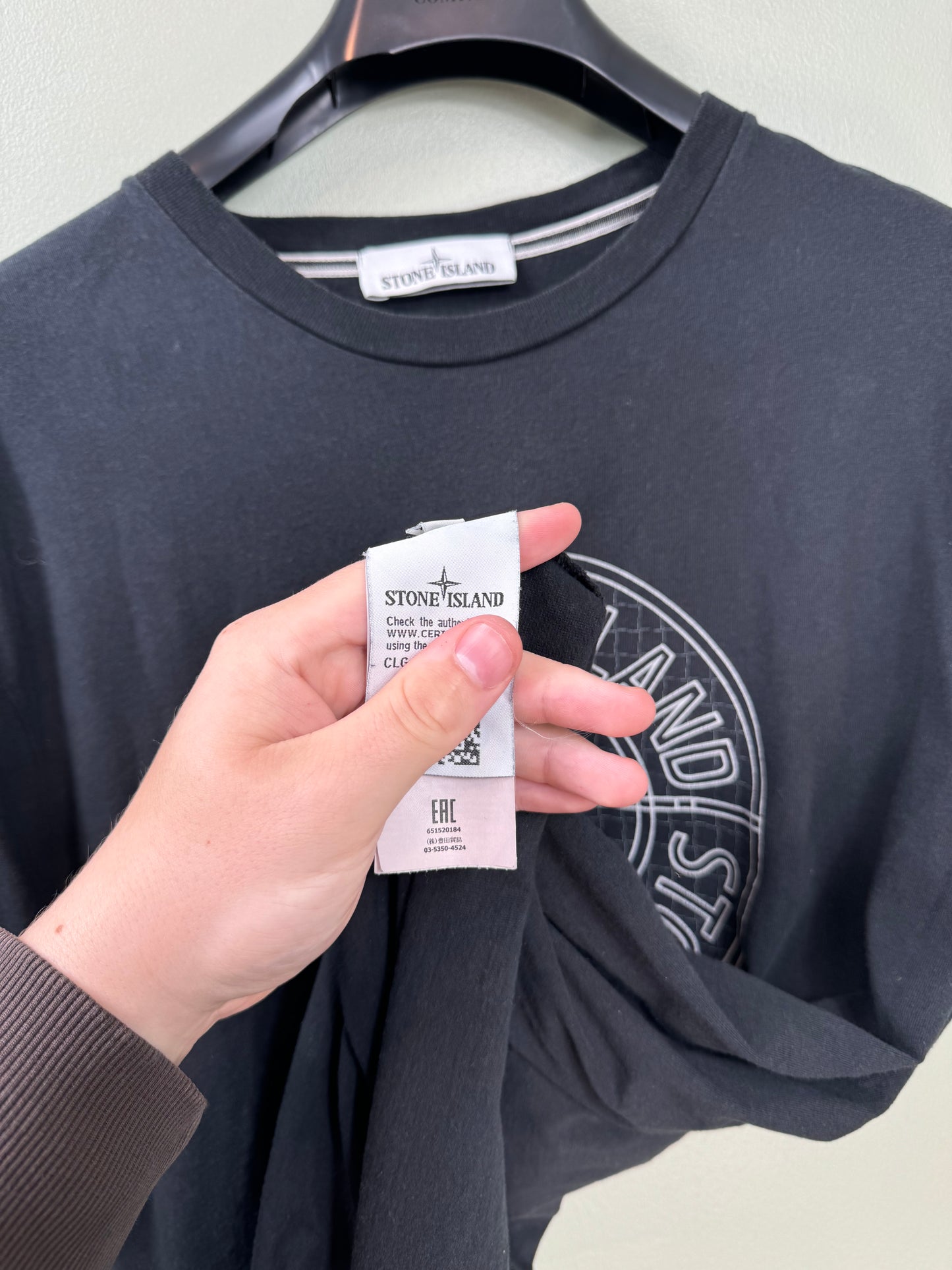 Stone Island Black Tee