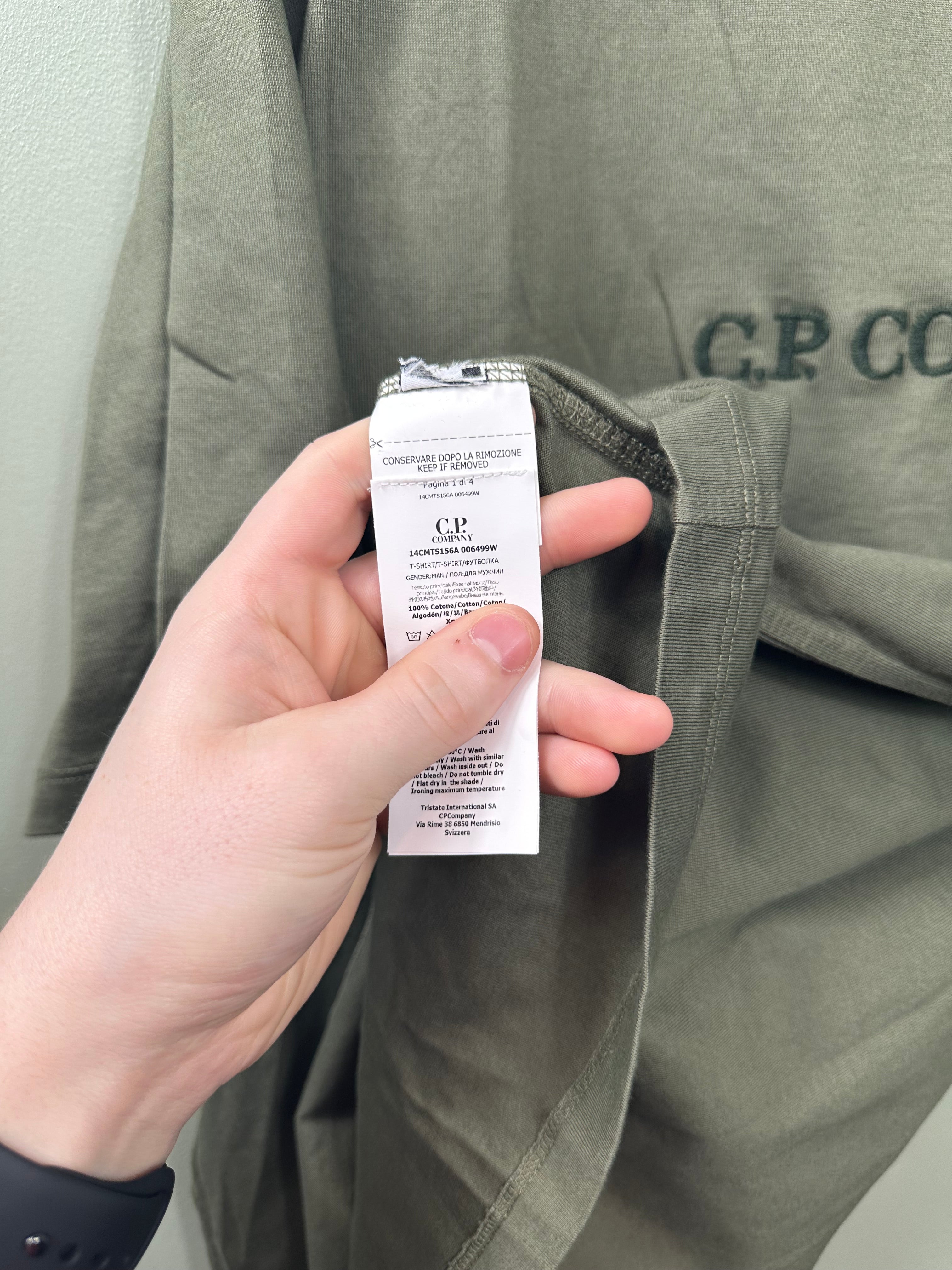 CP Company Khaki Tee