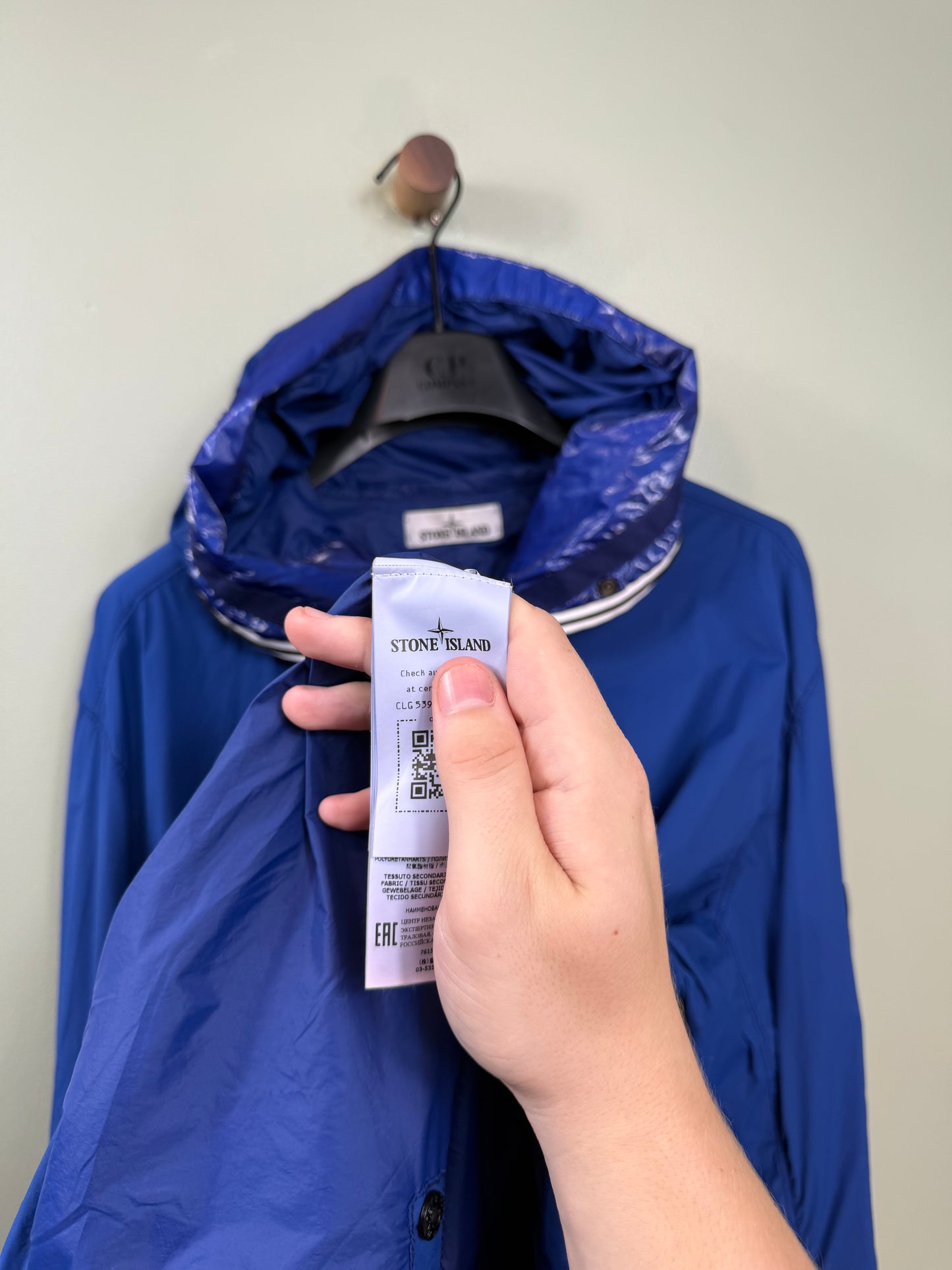 Stone Island Blue Skin Touch Jacket
