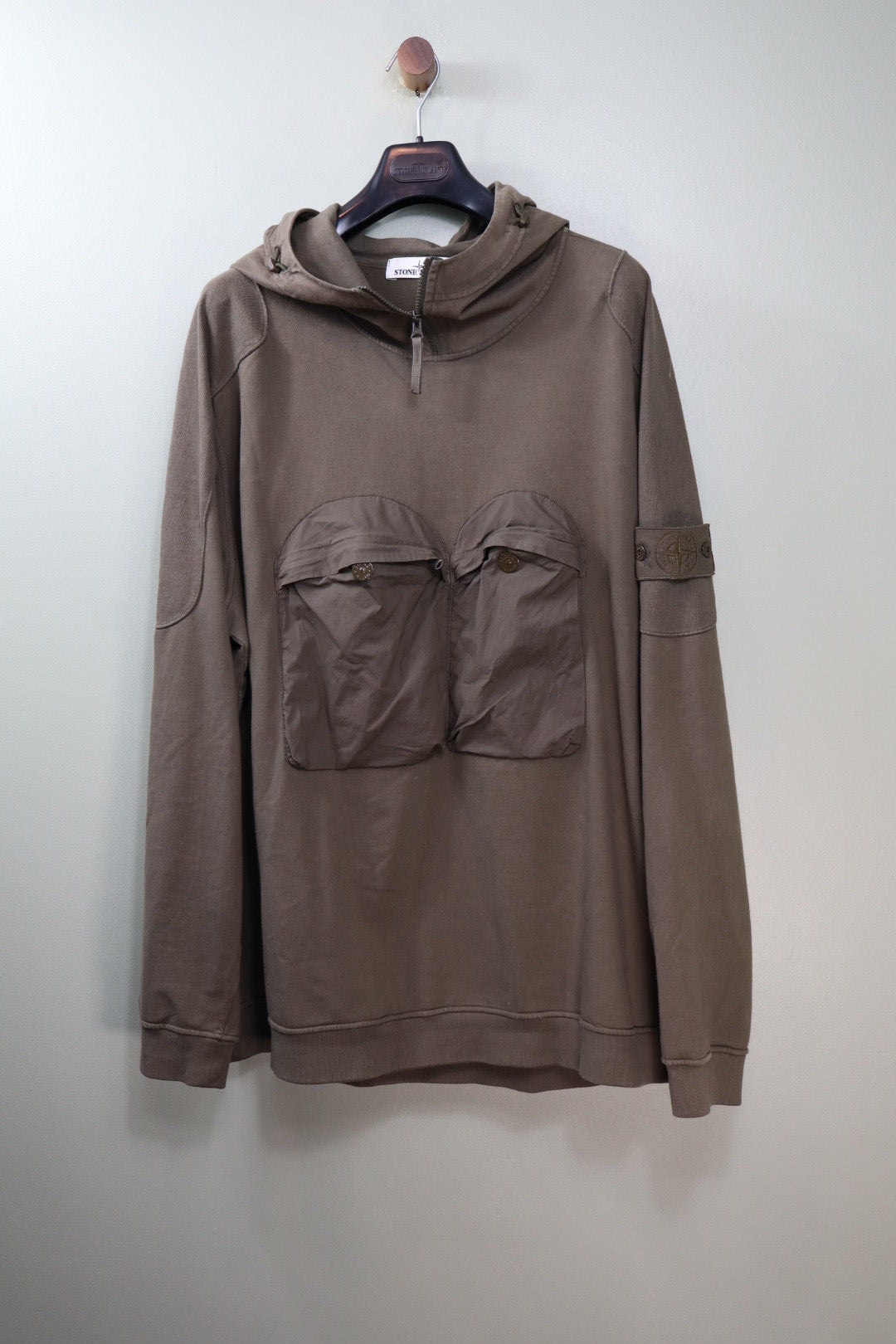 Stone Island Khaki Ghost Hoodie