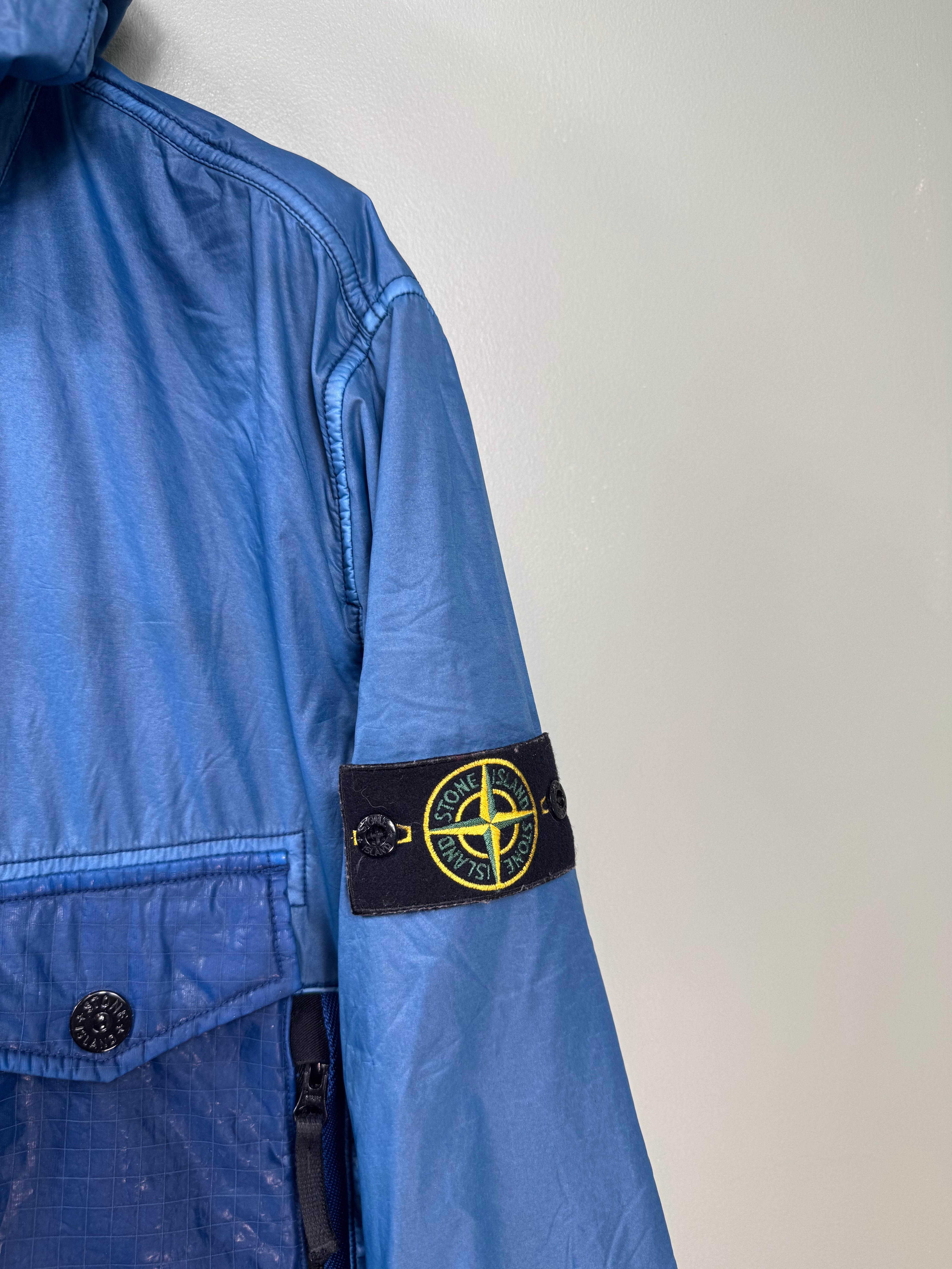 Stone Island Blue Lamy Flock Jacket