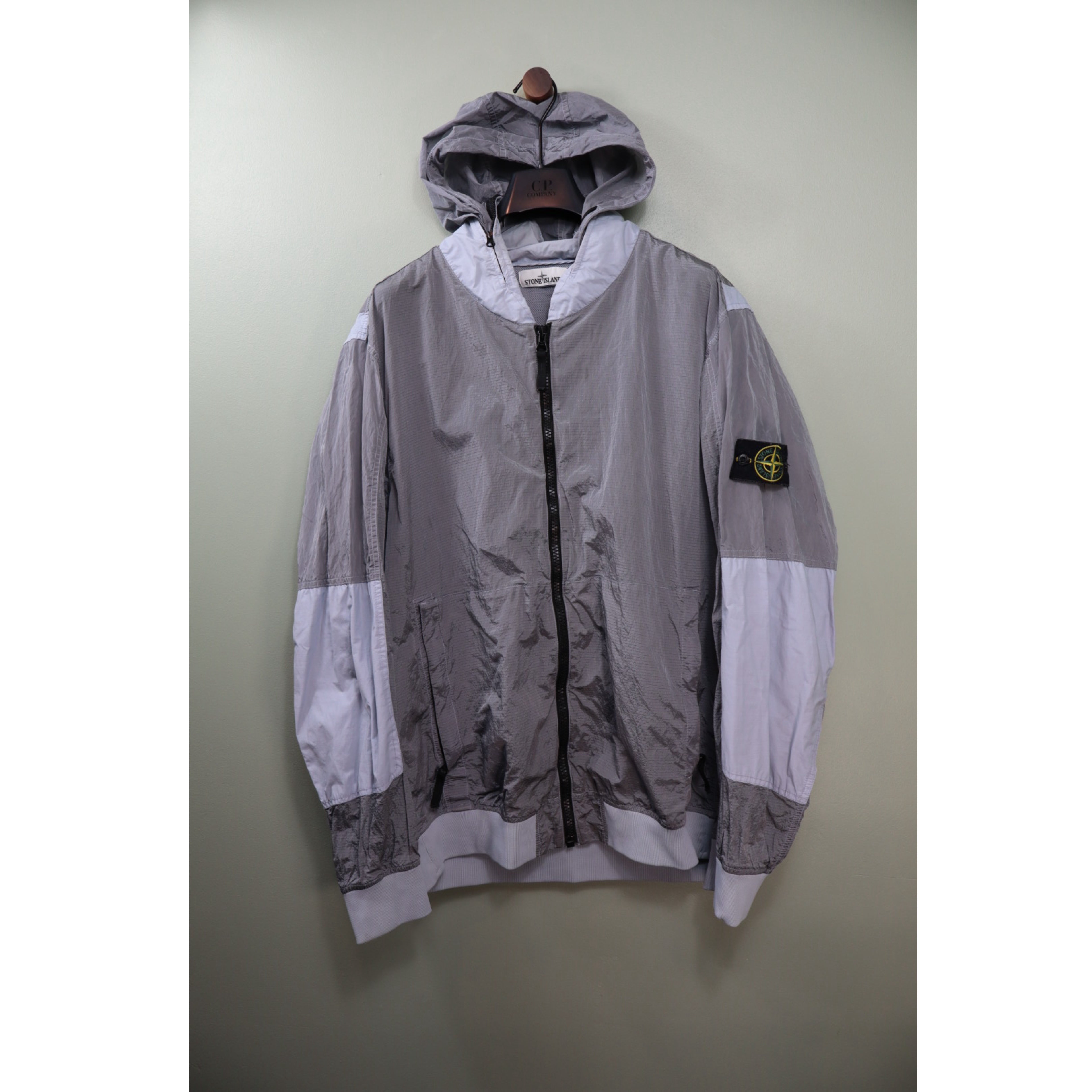Stone Island Grey Nylon Metal Watro Ripstop Jacket