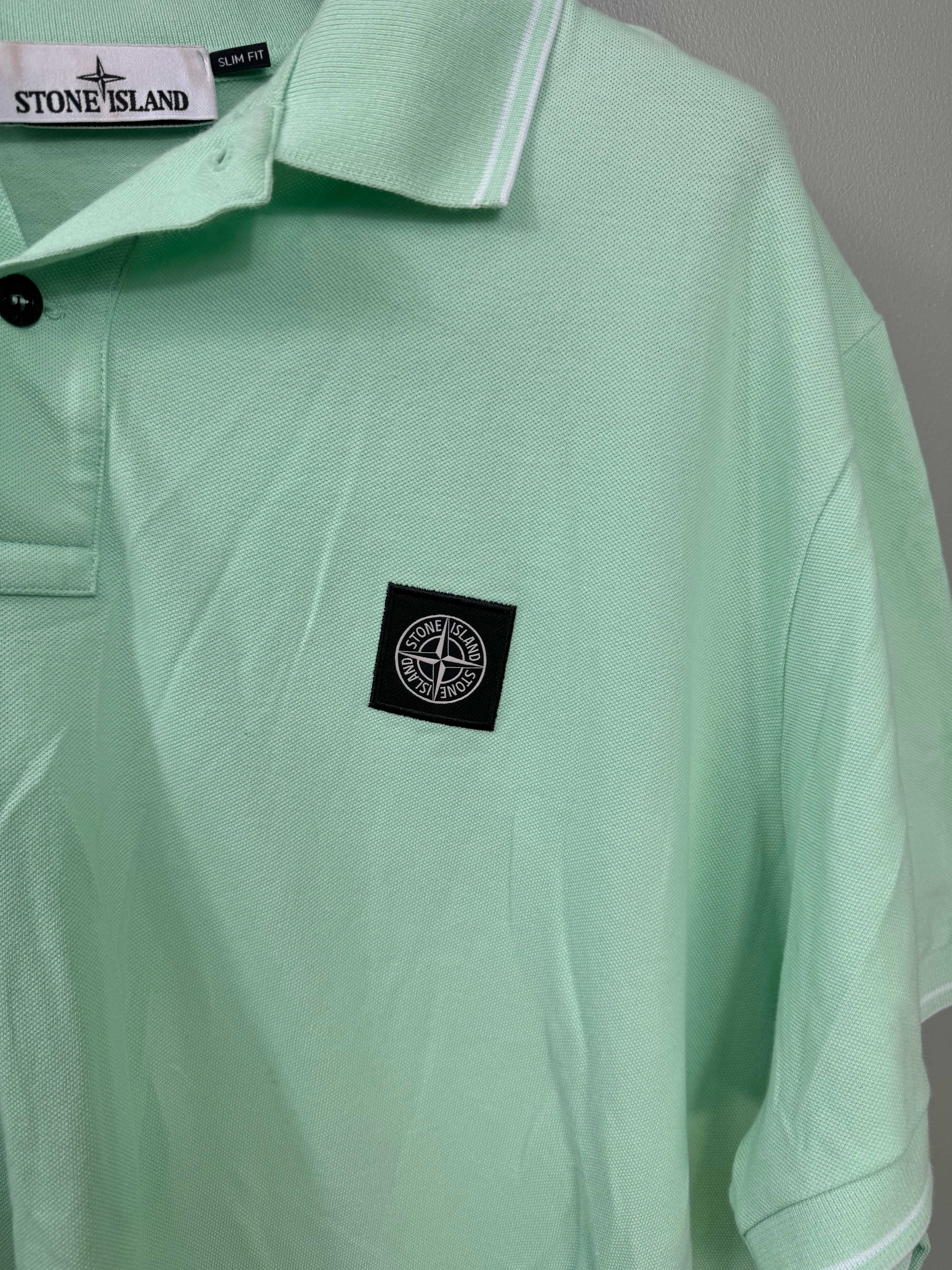 Stone Island Green Polo