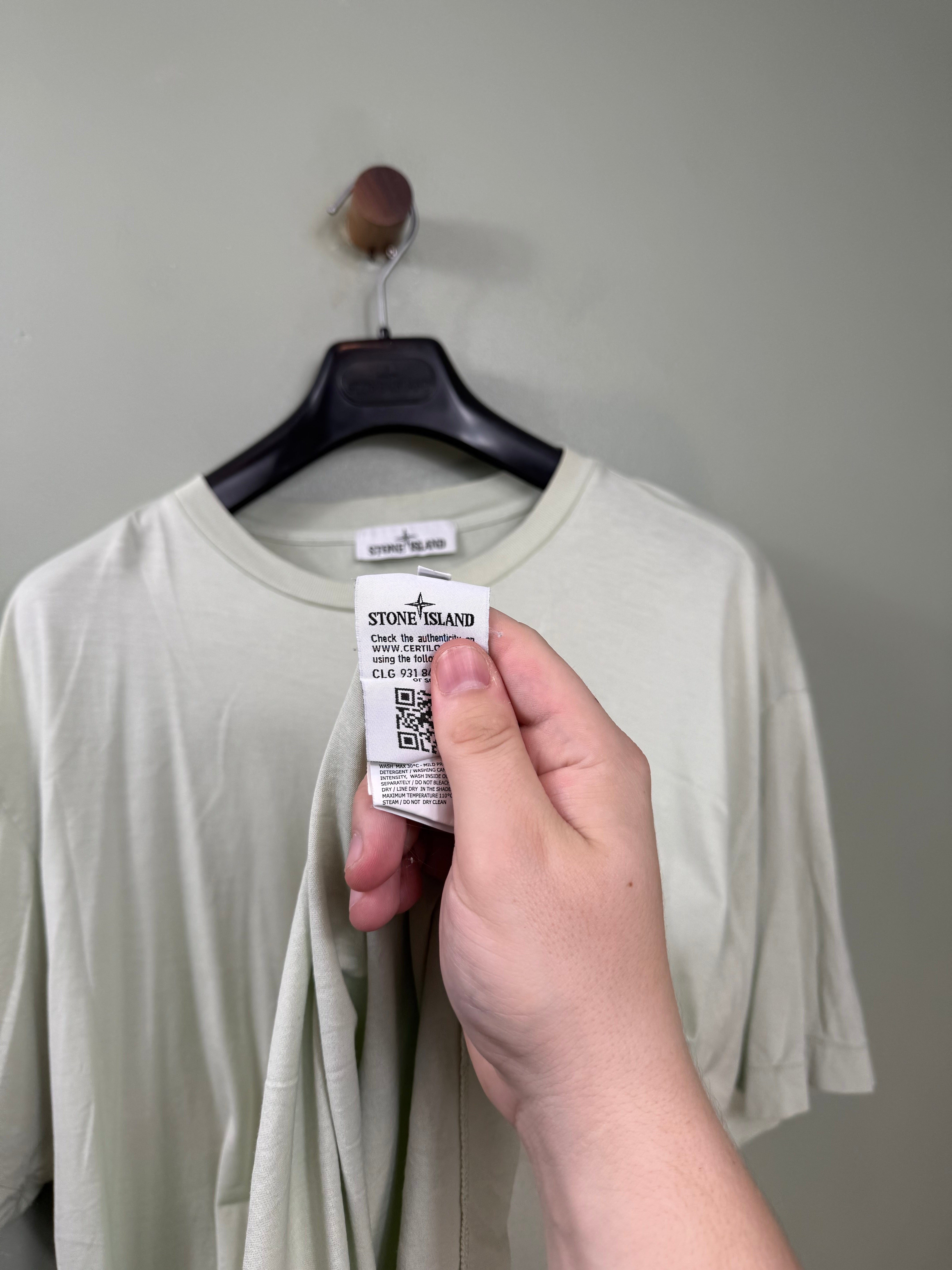 Stone Island Pastel Green T-Shirt