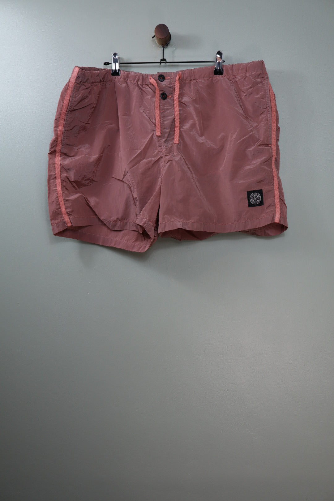 Stone Island Pink Nylon Metal Shorts
