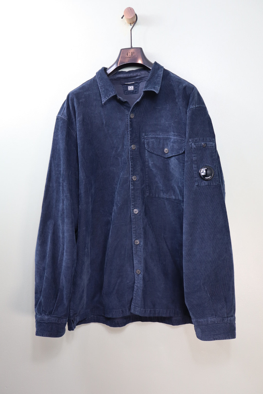 C.P. Company Navy Needle Cord Overshirt