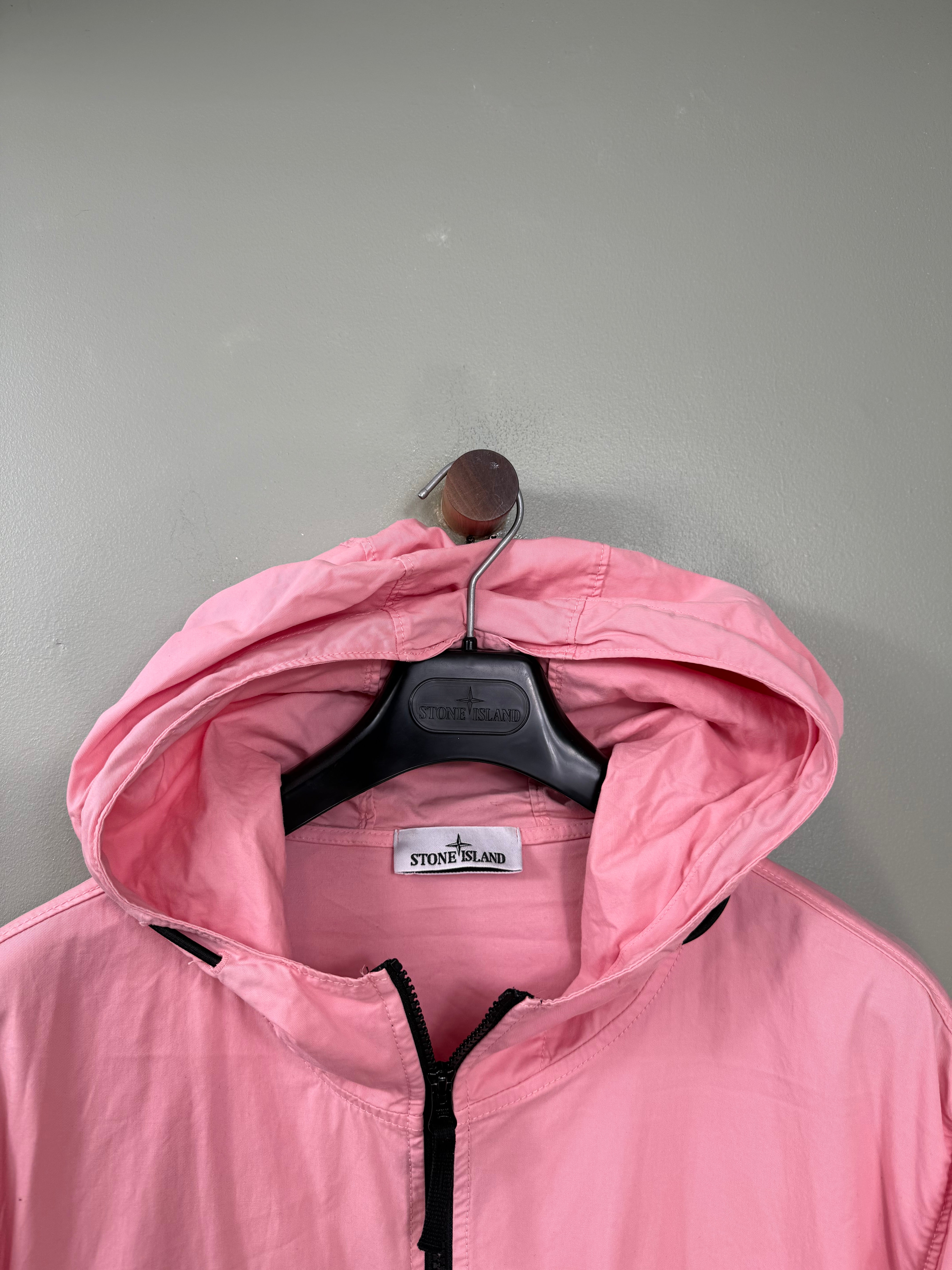 Stone Island Pink Supima Cotton Twill Jacket