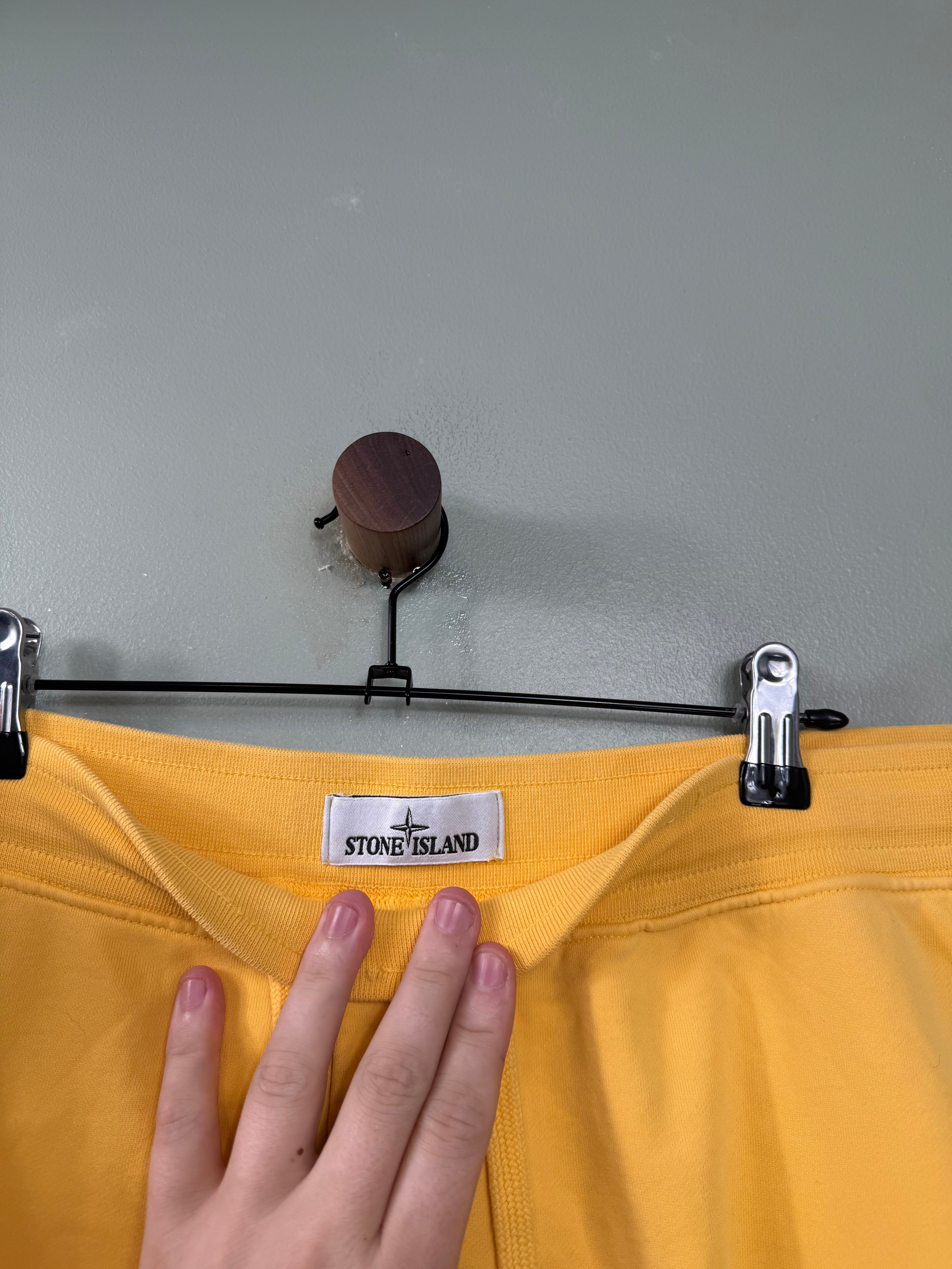 Stone Island Yellow Shorts