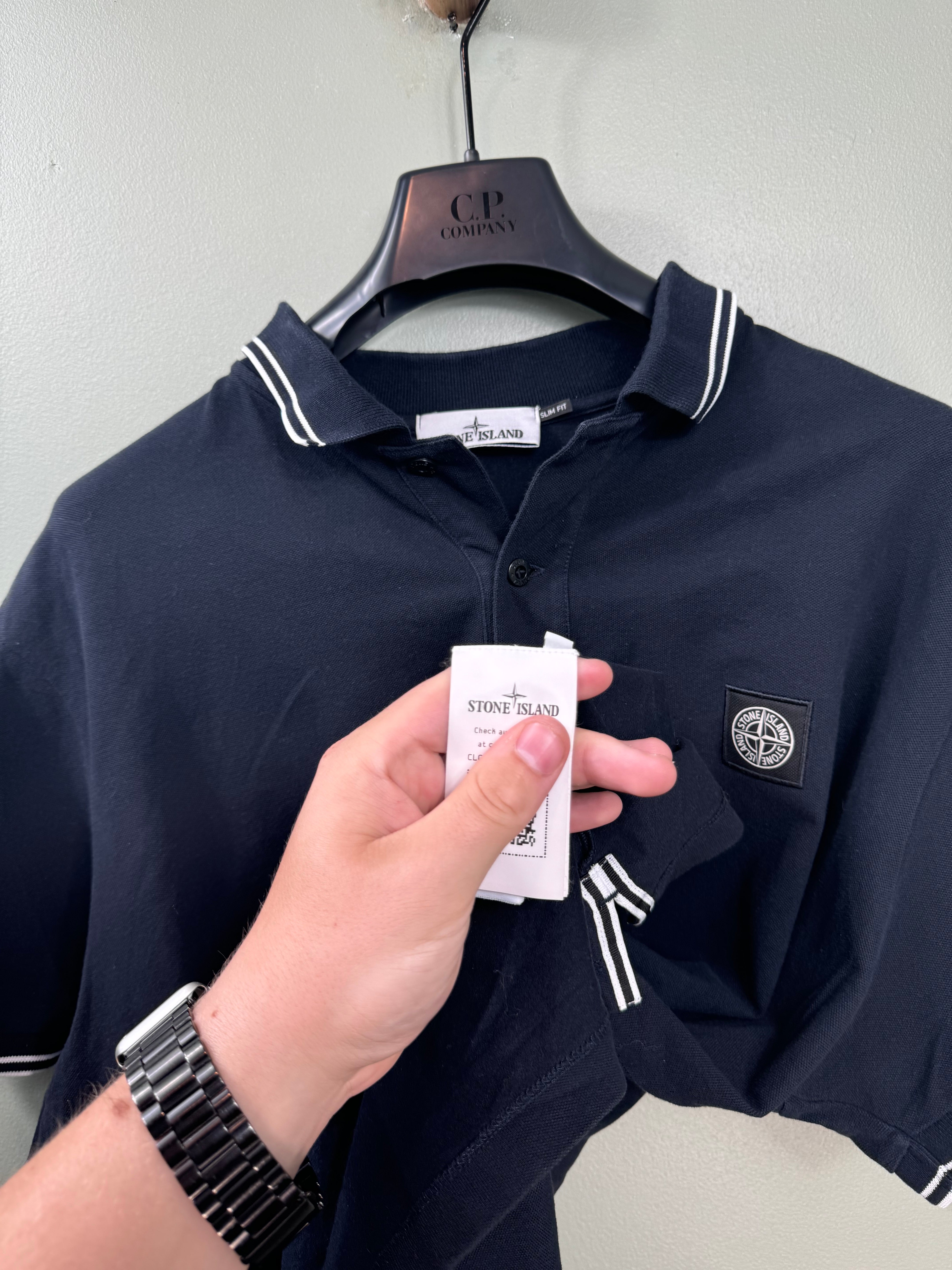 Stone Island Navy Polo