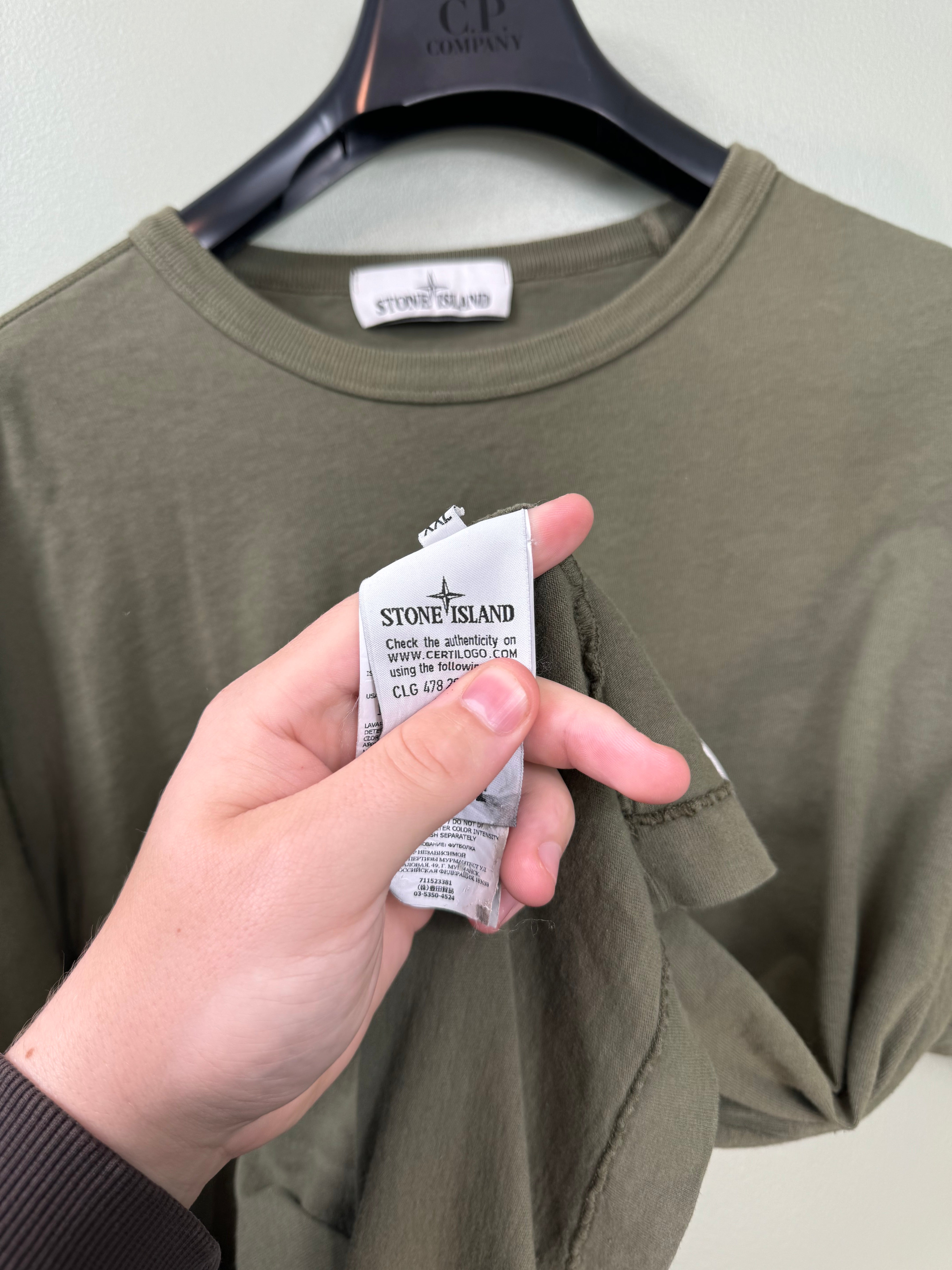 Stone Island Khaki Tee