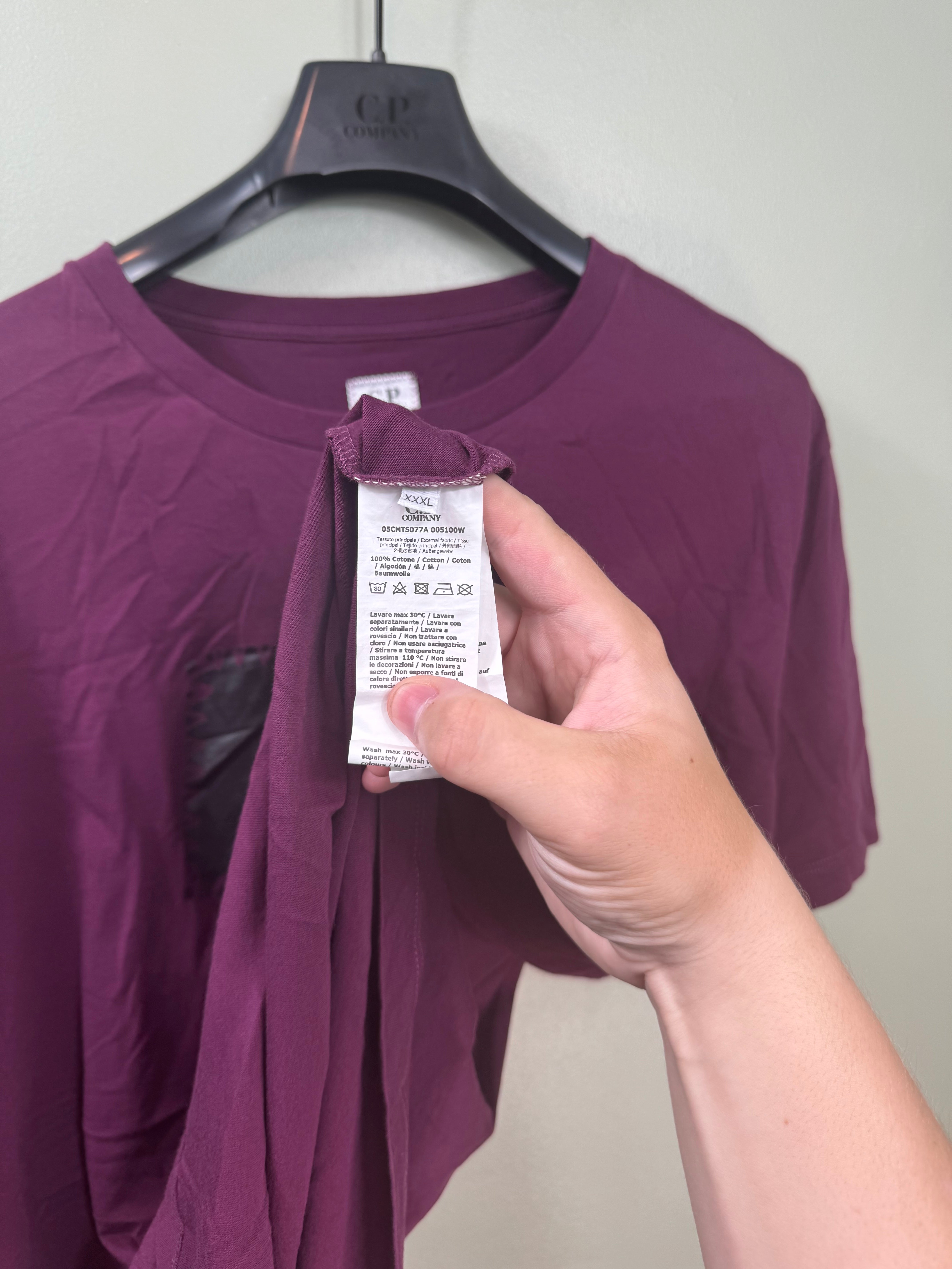 C.P. Company Burgundy T-Shirt