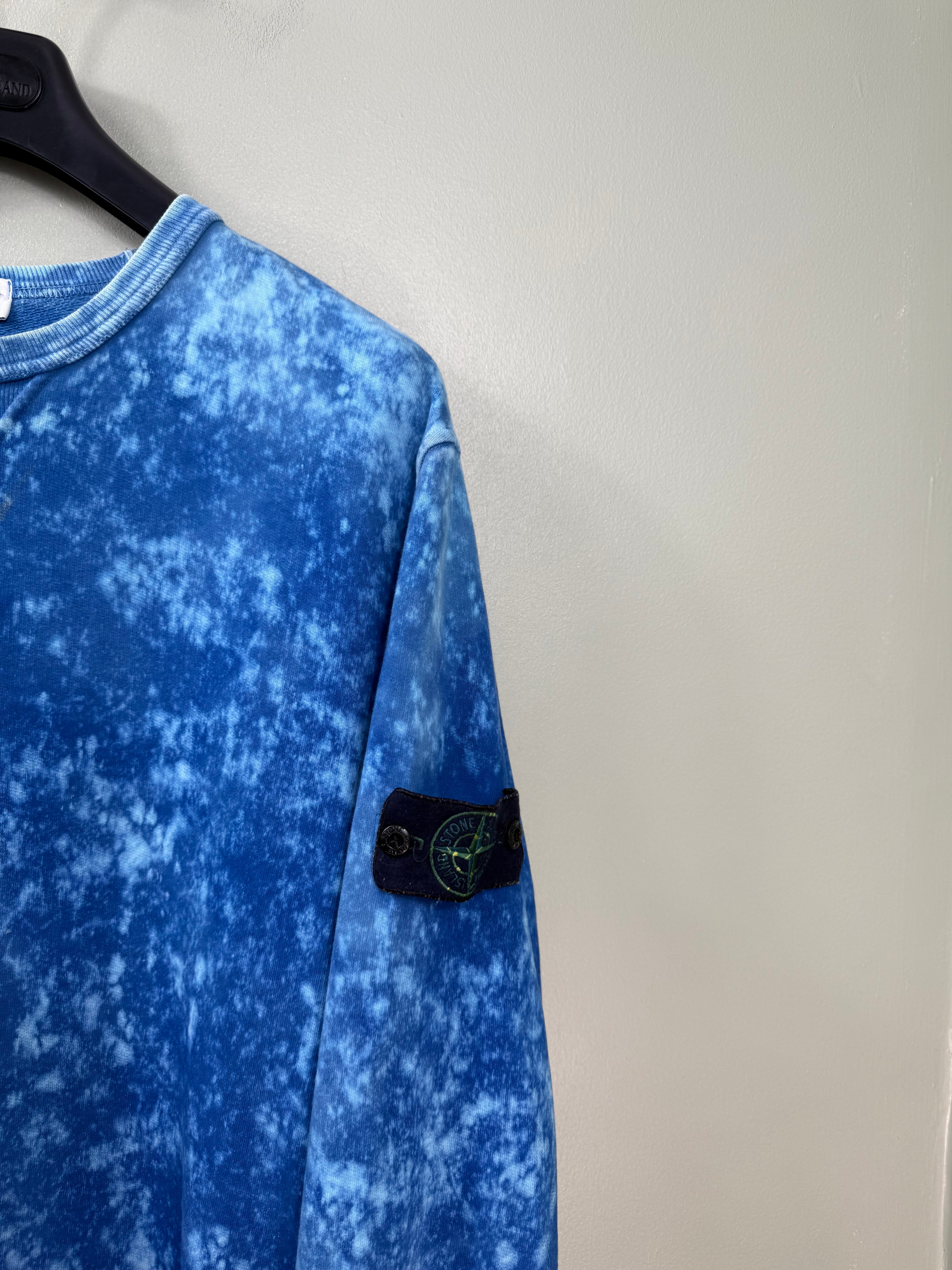 Stone Island Blue Ovo Dye Jumper
