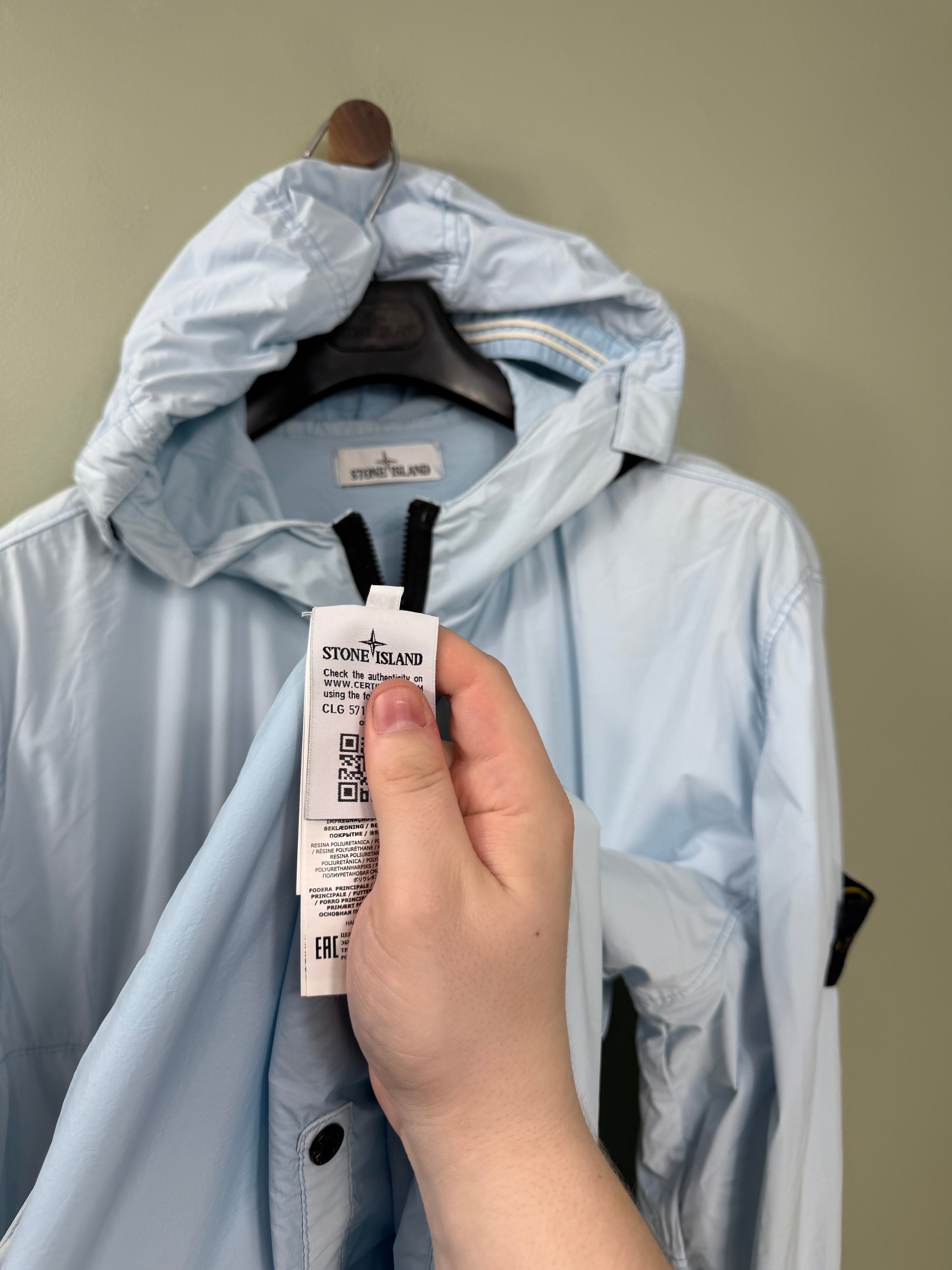Stone Island Baby Blue Skin Touch Jacket