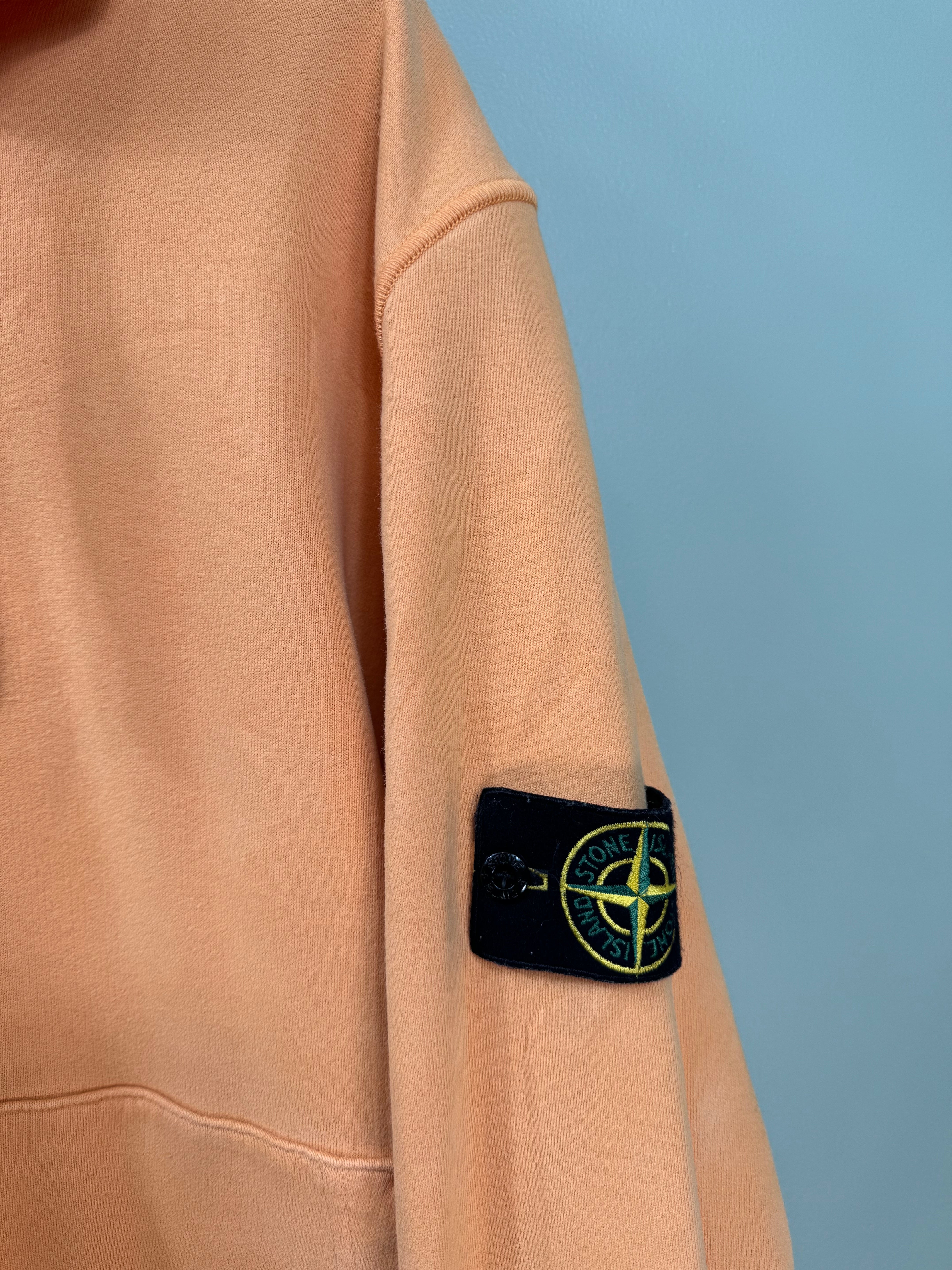 Stone Island Orange Hoodie
