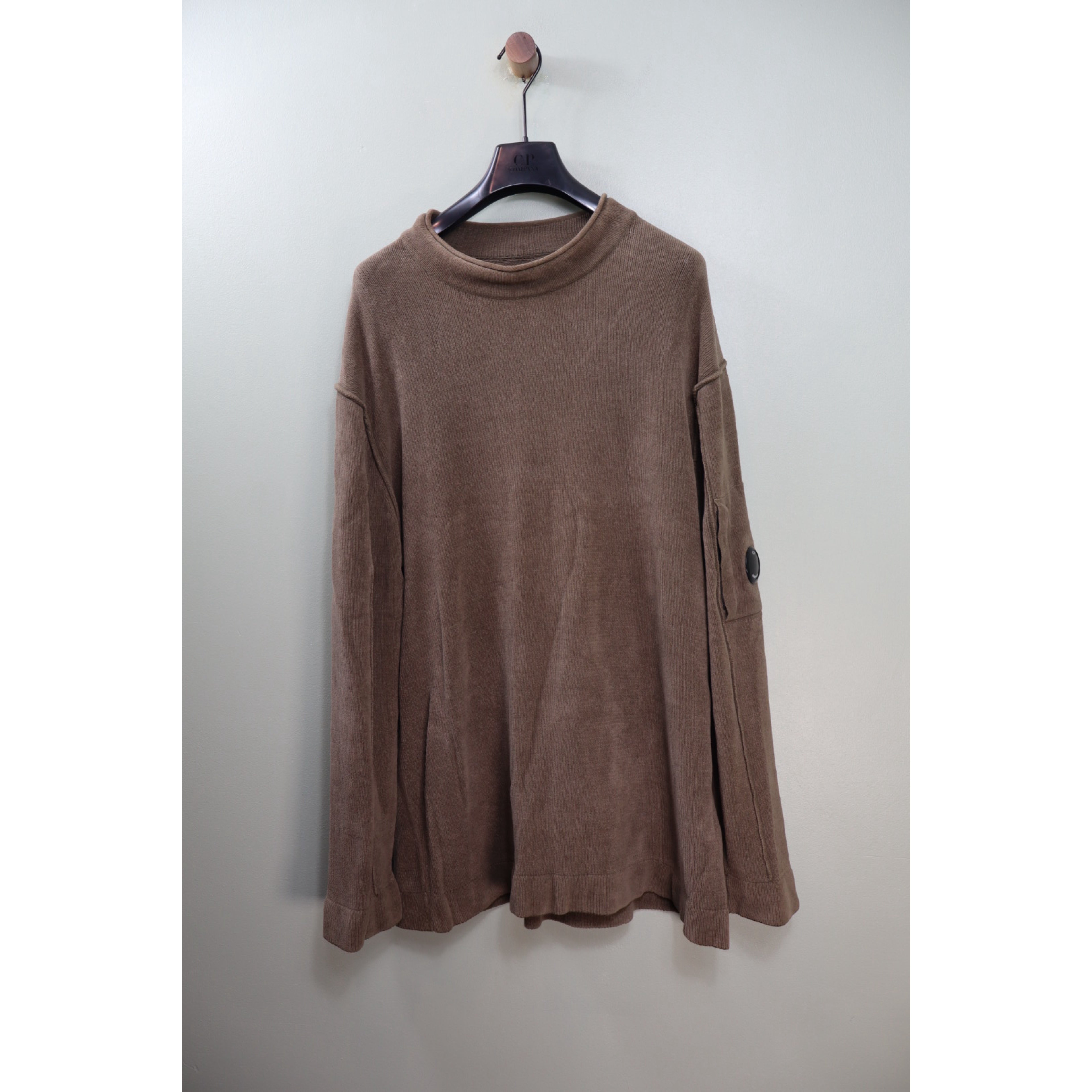 C.P. Company Khaki Towel Knit Jumper