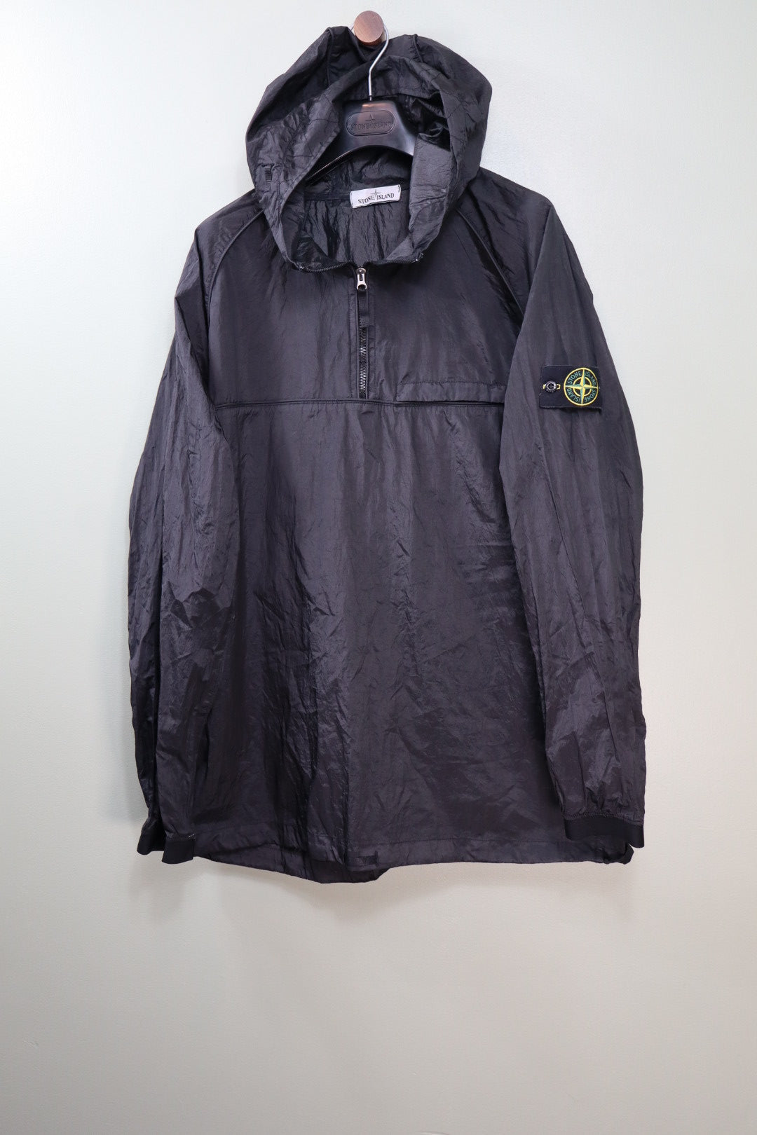 Stone Island Black Nylon Metal Watro Smock