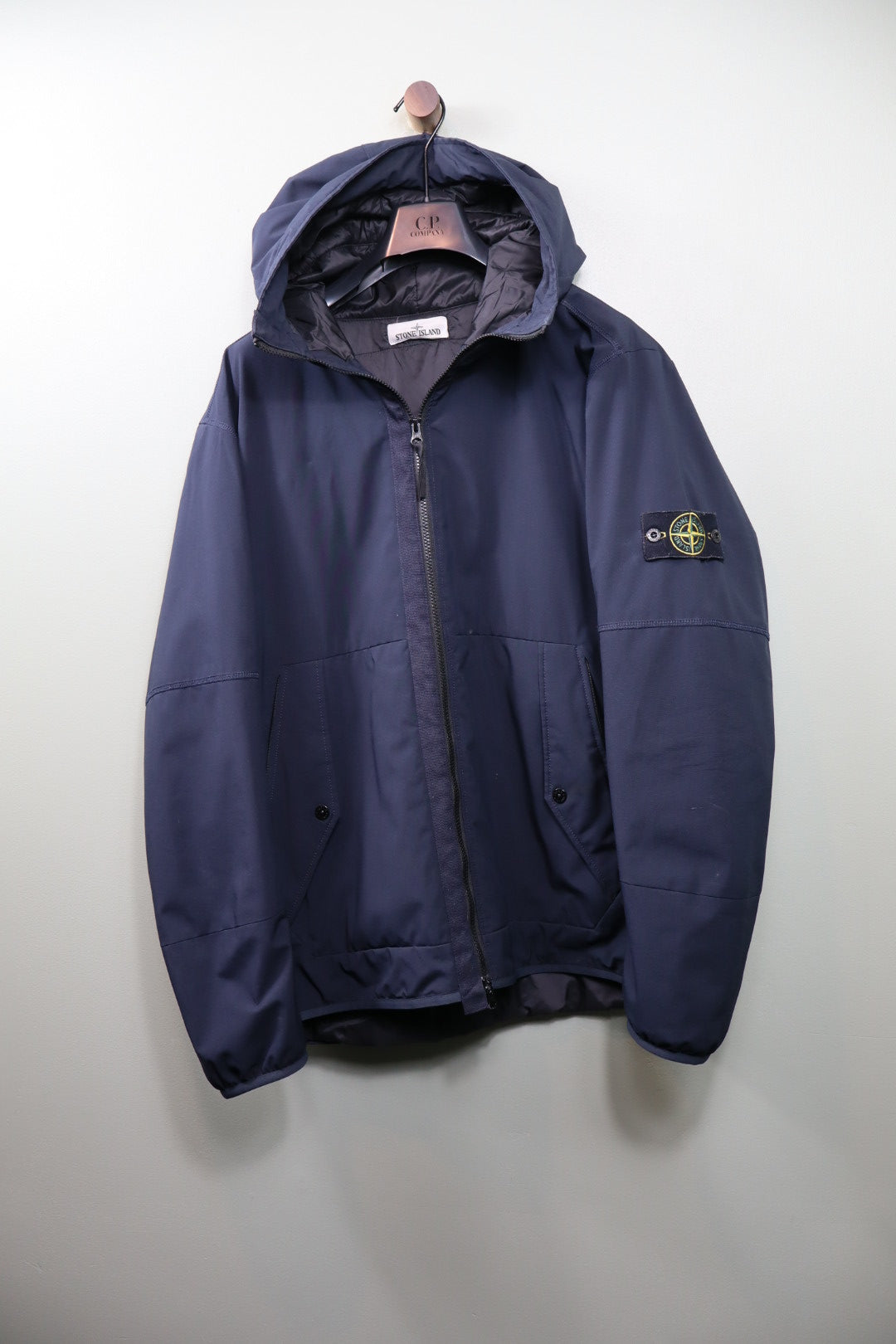 Stone Island Navy Soft Shell Jacket