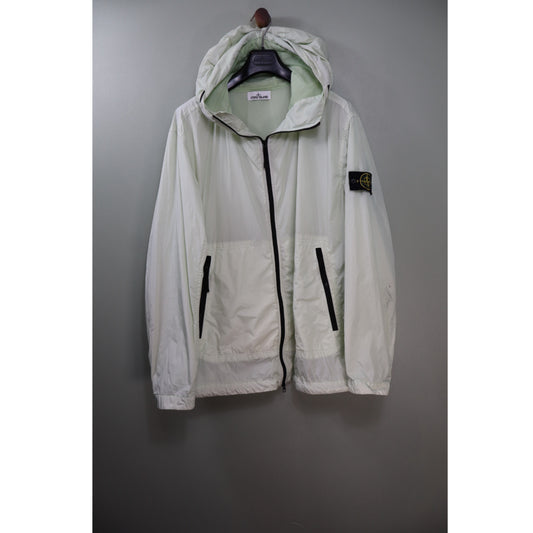 Stone Island Pastel Green Crinkle Reps Jacket