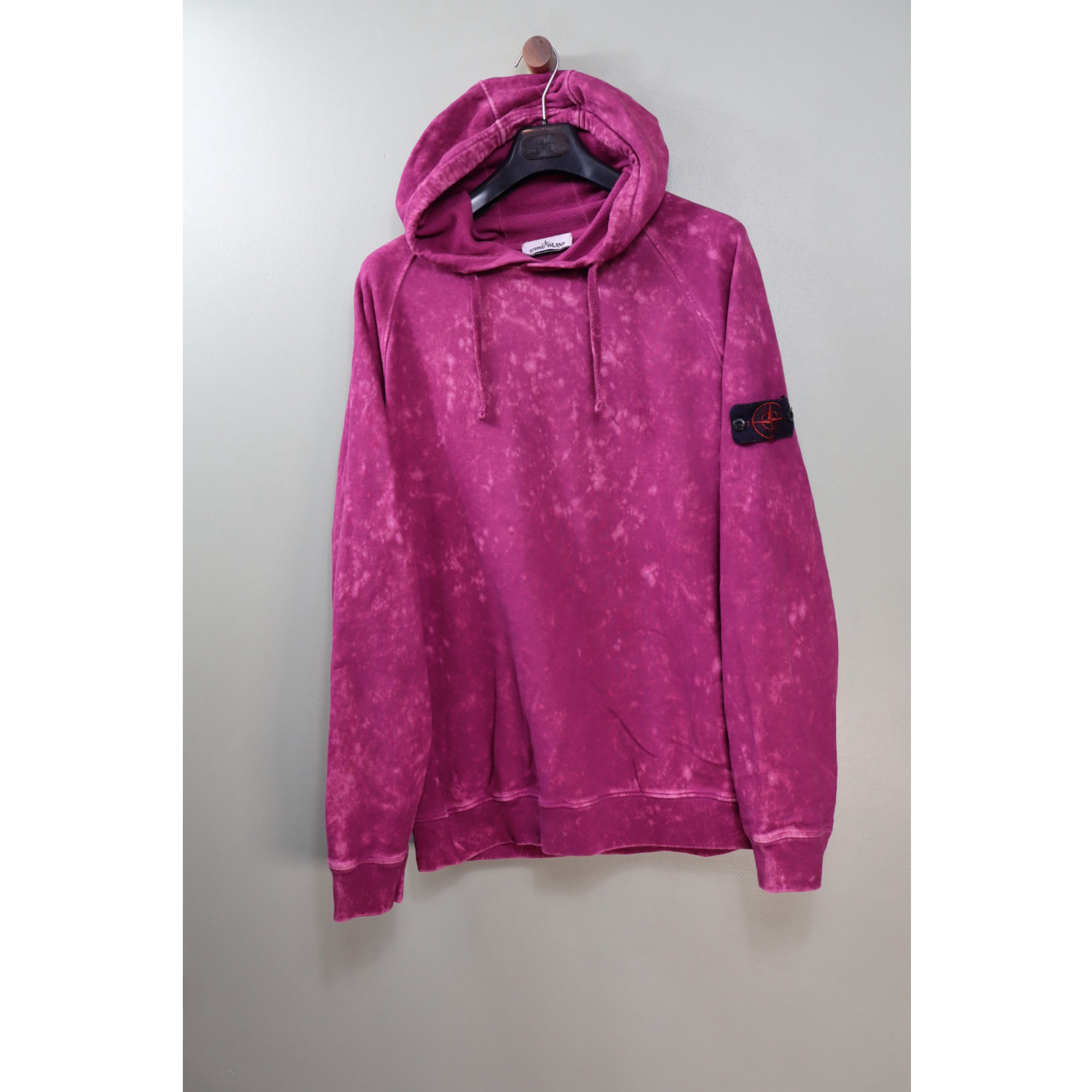 Stone Island Purple Ovo Dye Hoodie