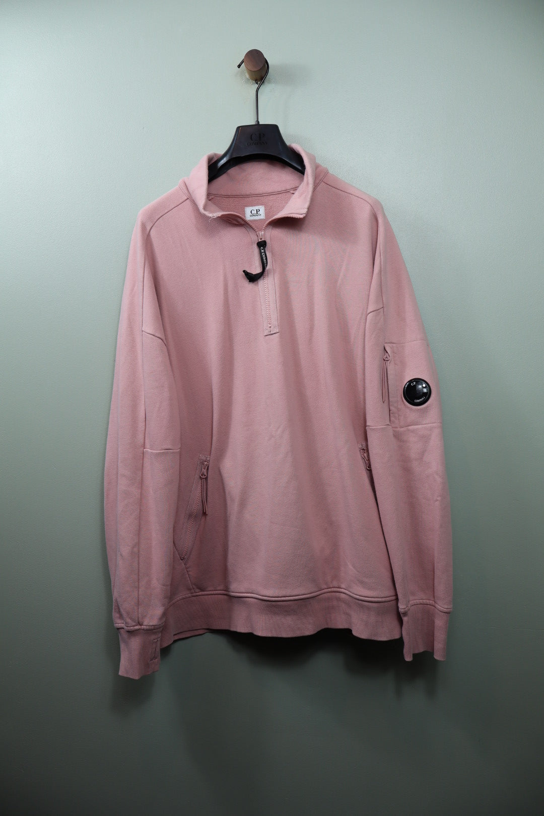 CP Company Pink 1/4 Zip Jumper