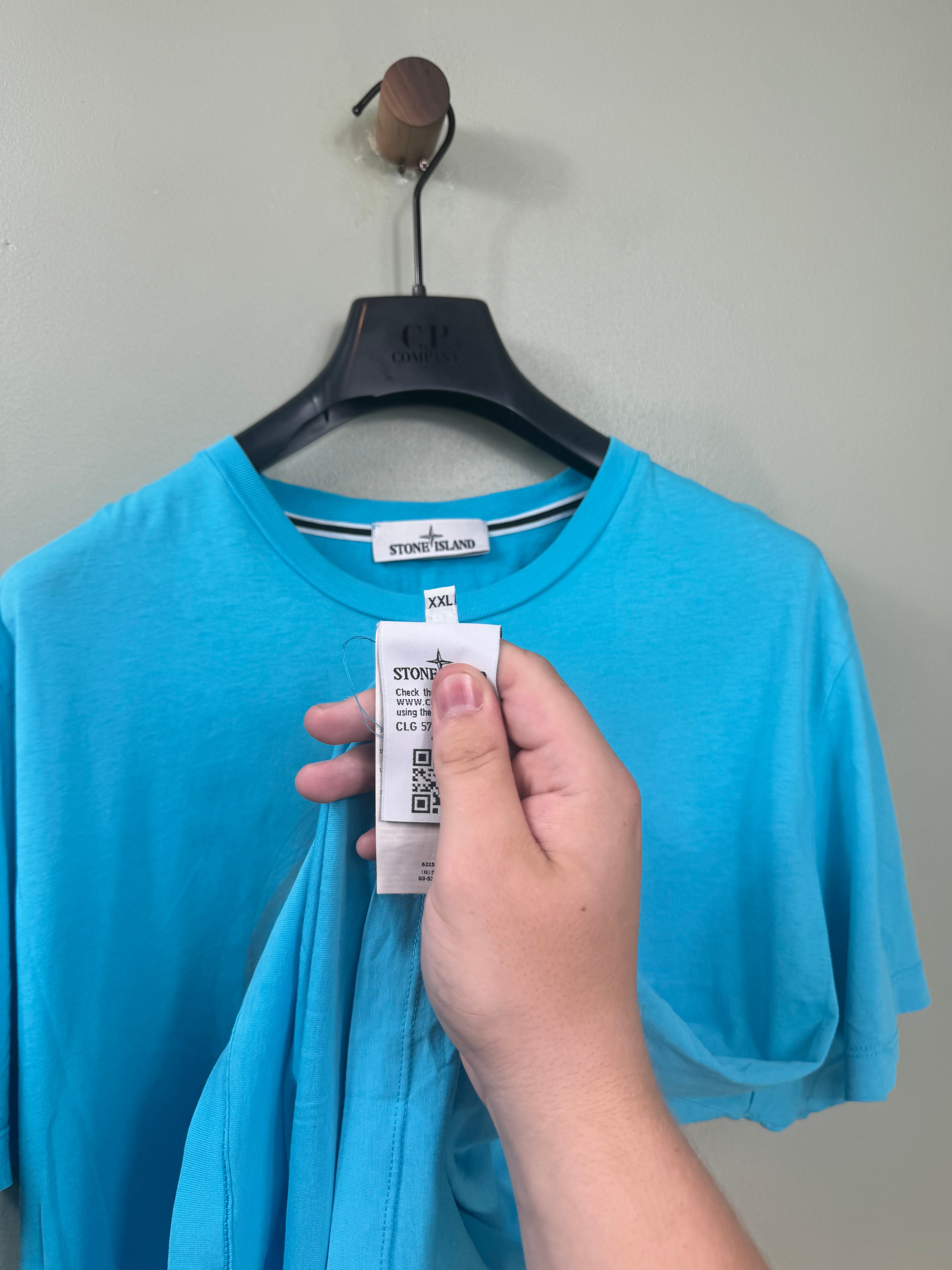 Stone Island Aqua Blue T-Shirt
